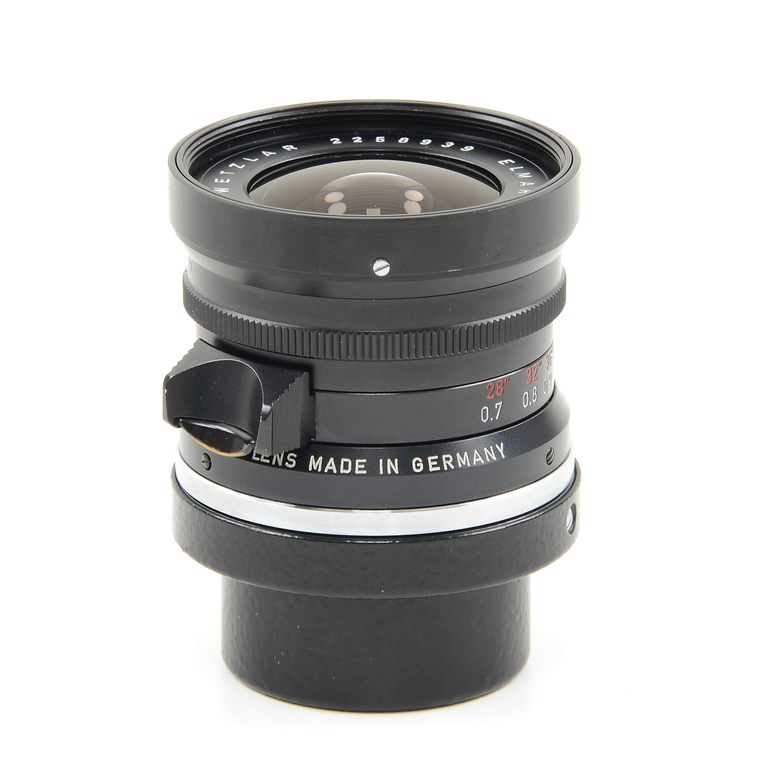 Leitz 28mm f2.8 Elmarit 9 Element Black Paint Stopper Wetzlar Very Late Out Of Batch Number