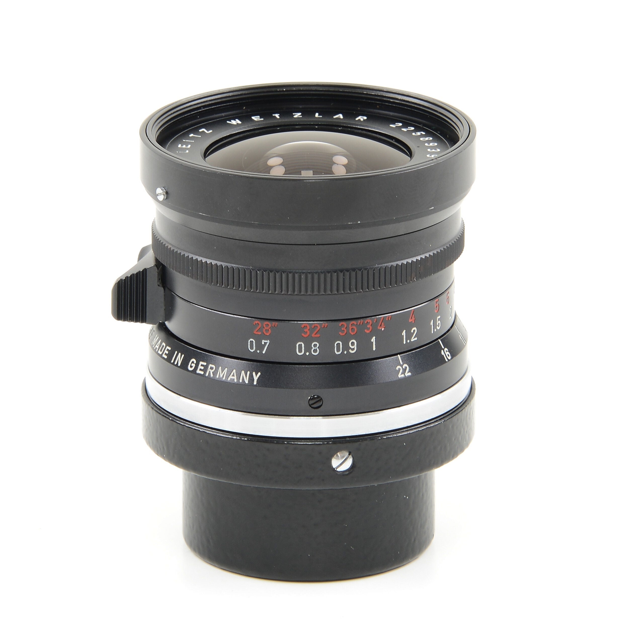 Leitz 28mm f2.8 Elmarit 9 Element Black Paint Stopper Wetzlar Very Late Out Of Batch Number