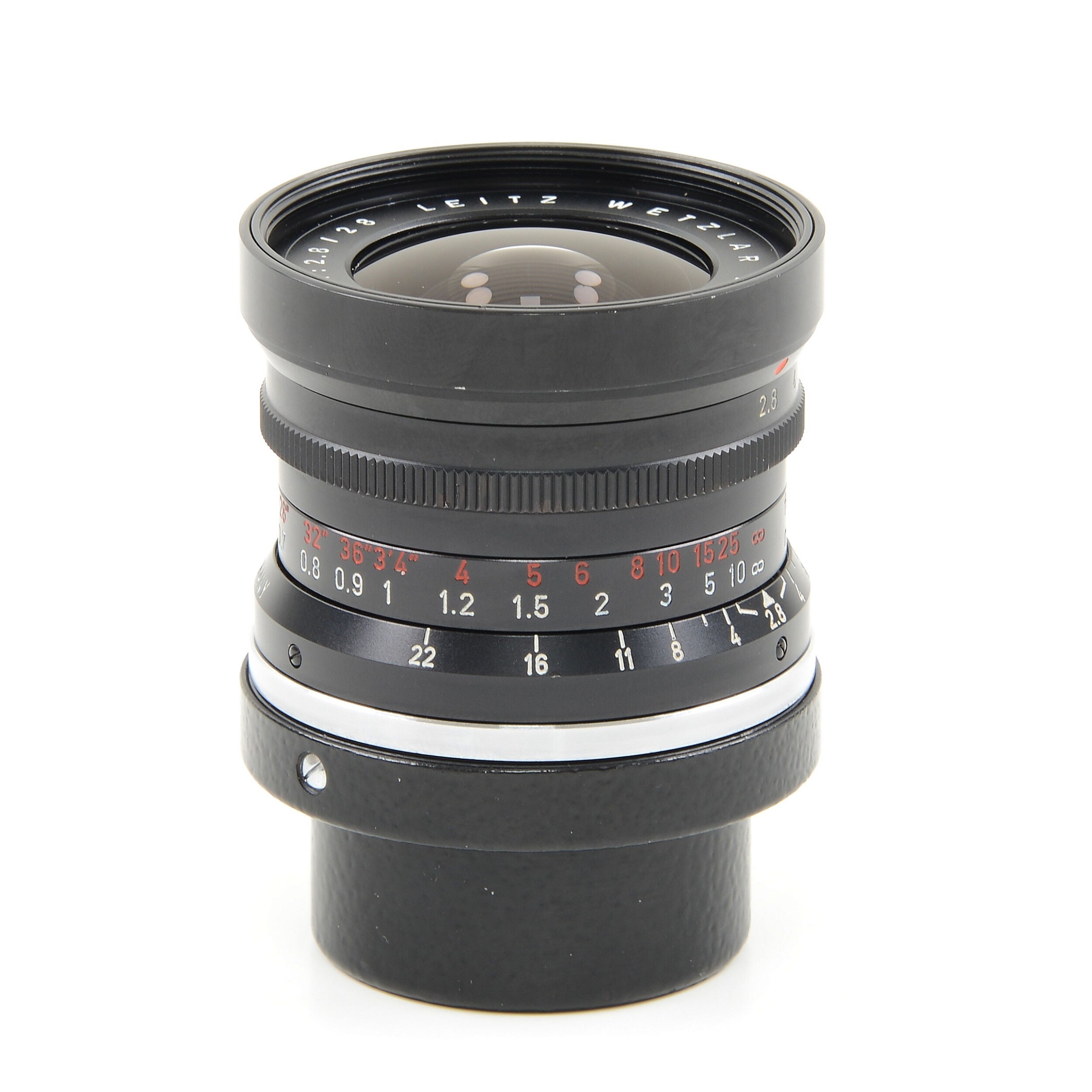 Leitz 28mm f2.8 Elmarit 9 Element Black Paint Stopper Wetzlar Very Late Out Of Batch Number