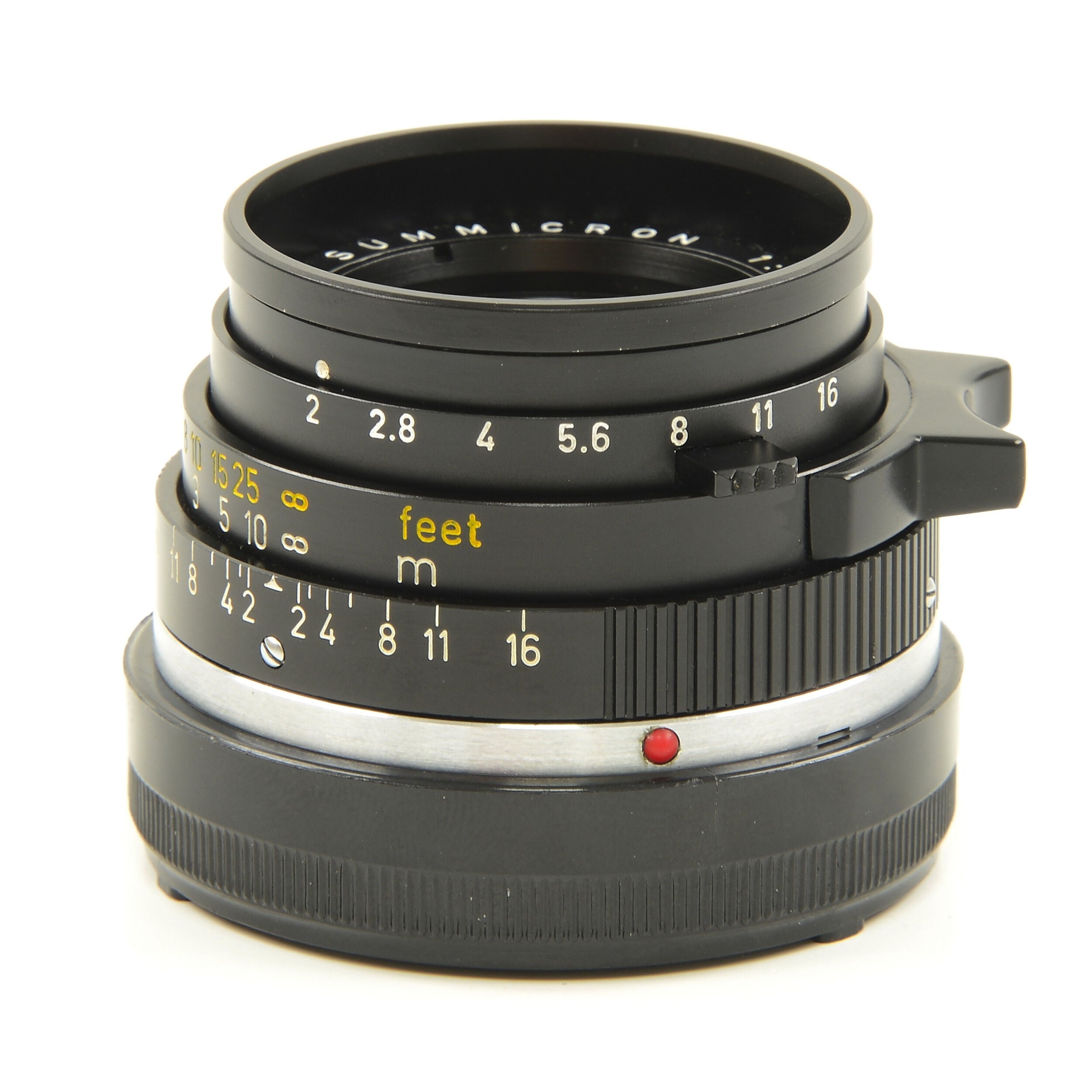 Leitz 35mm f2 Summicron 3rd Version Without Filter Threads