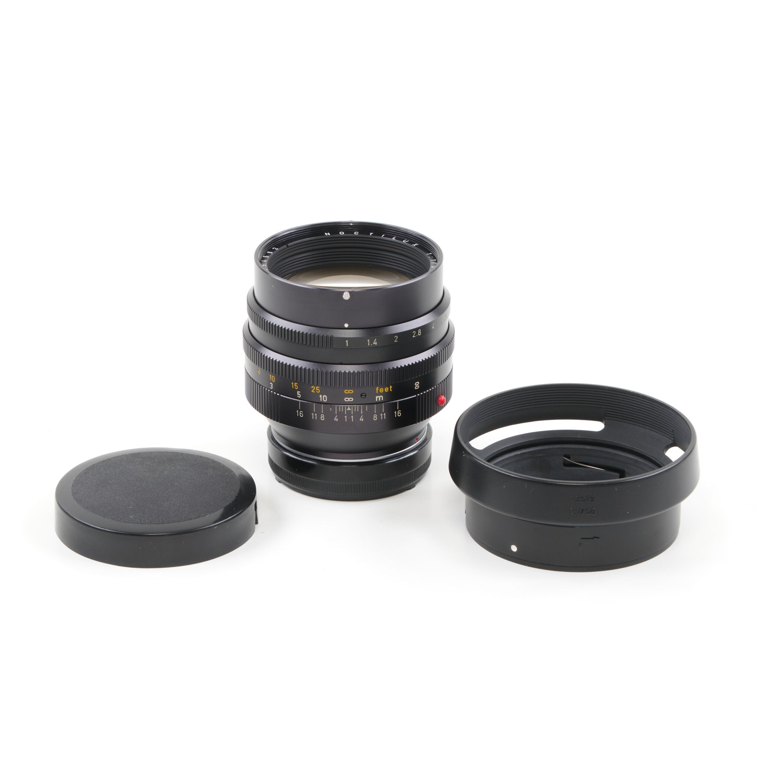 Leitz 50mm f1 Noctilux E58 + 12519 Hood 2nd Batch + Box