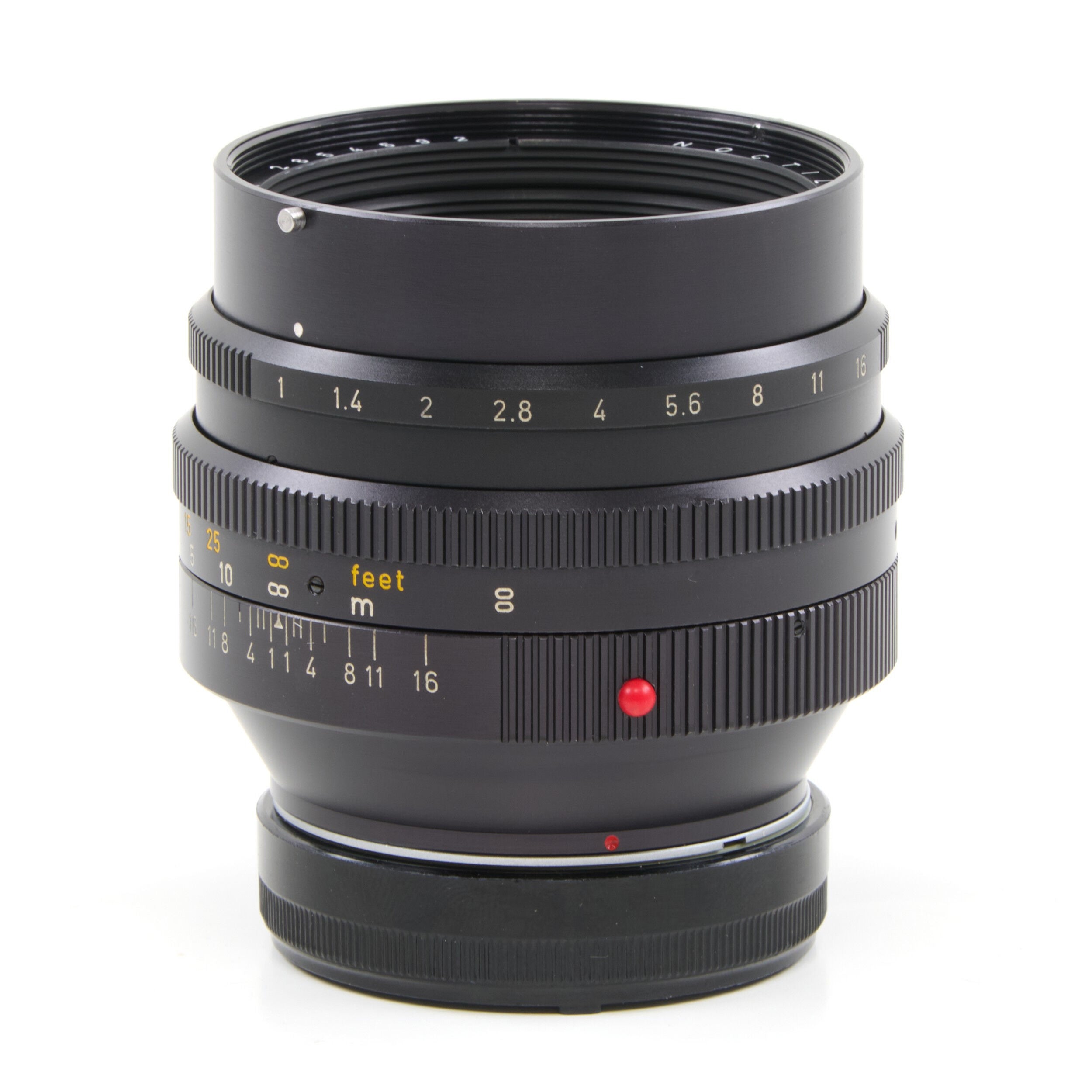 Leitz 50mm f1 Noctilux E58 + 12519 Hood 2nd Batch + Box