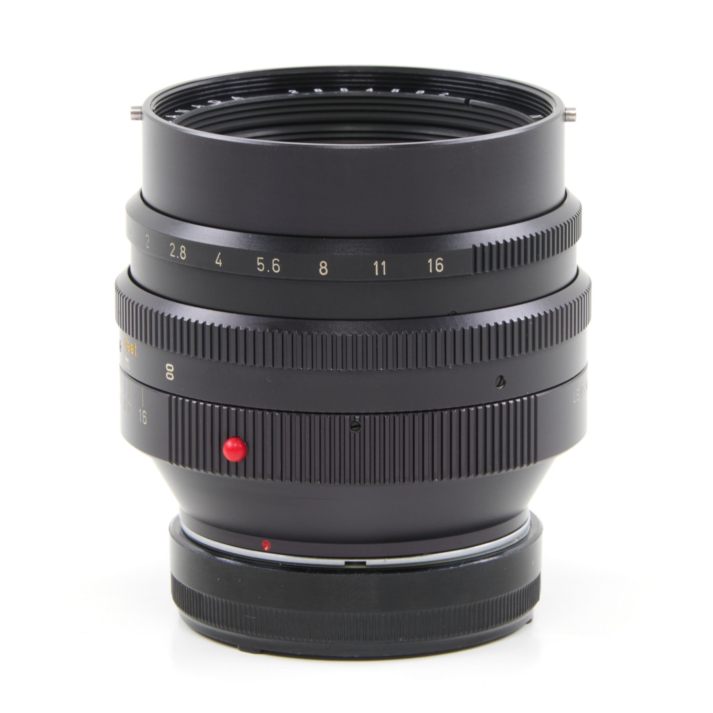 Leitz 50mm f1 Noctilux E58 + 12519 Hood 2nd Batch + Box