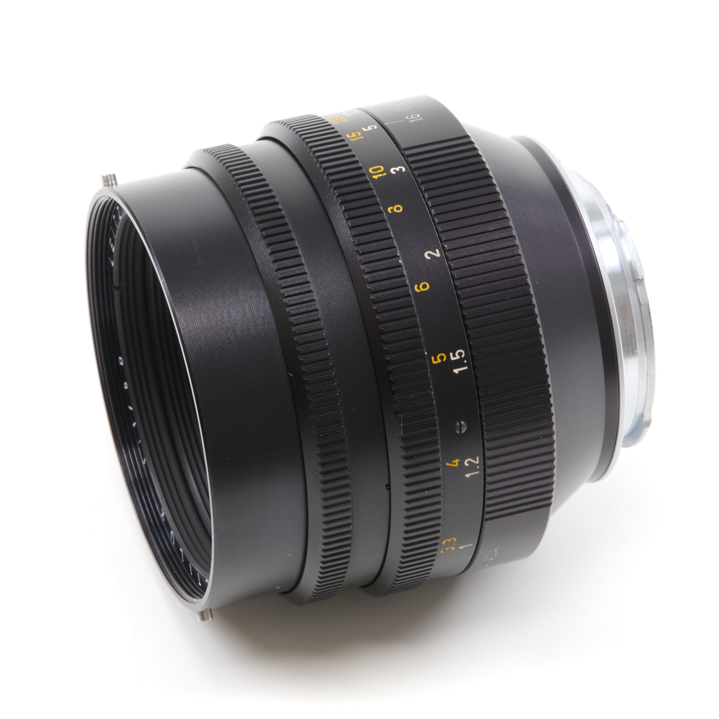Leitz 50mm f1 Noctilux E58 + 12519 Hood 2nd Batch + Box