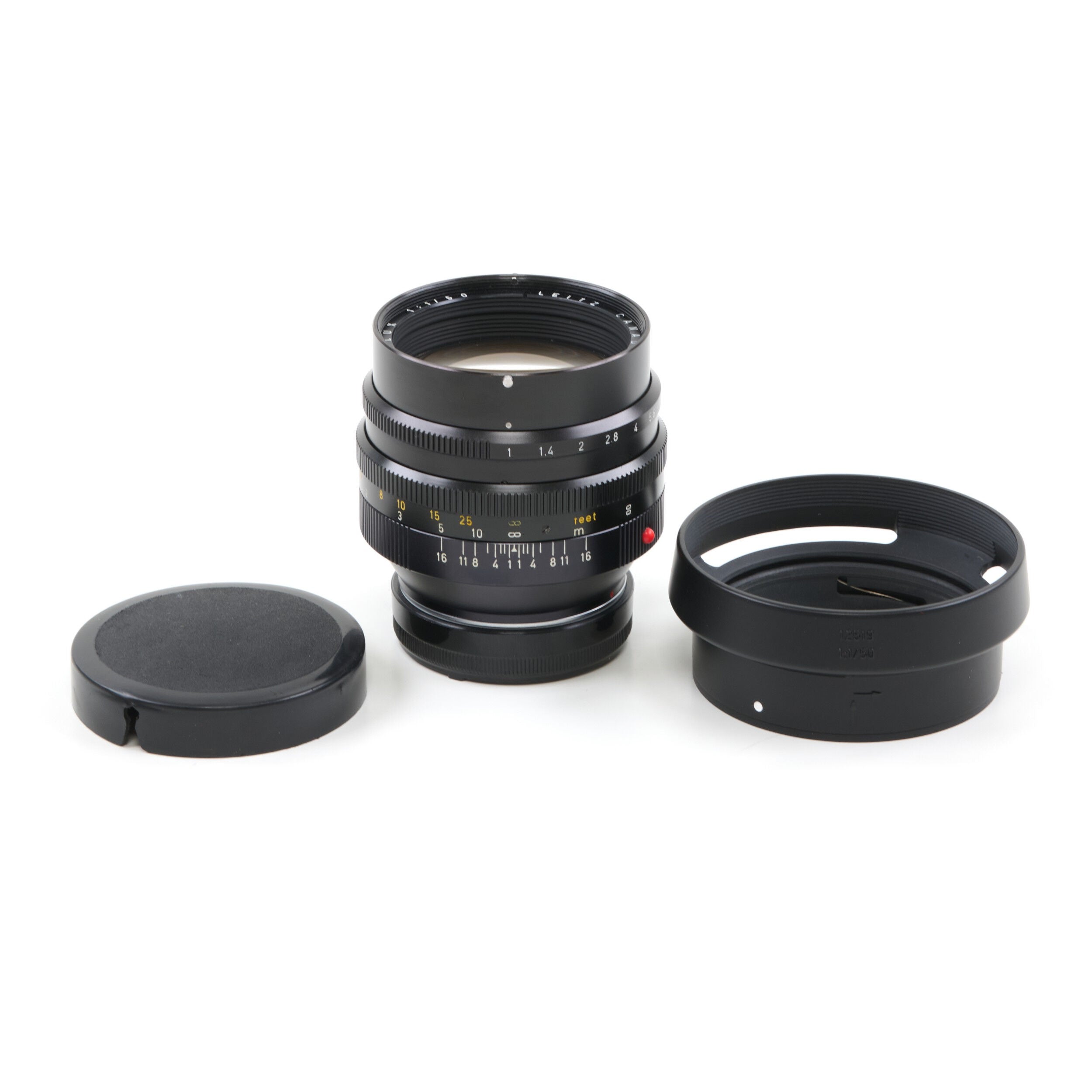 Leitz 50mm f1 Noctilux E58 + 12519 Hood 2nd Batch + Box