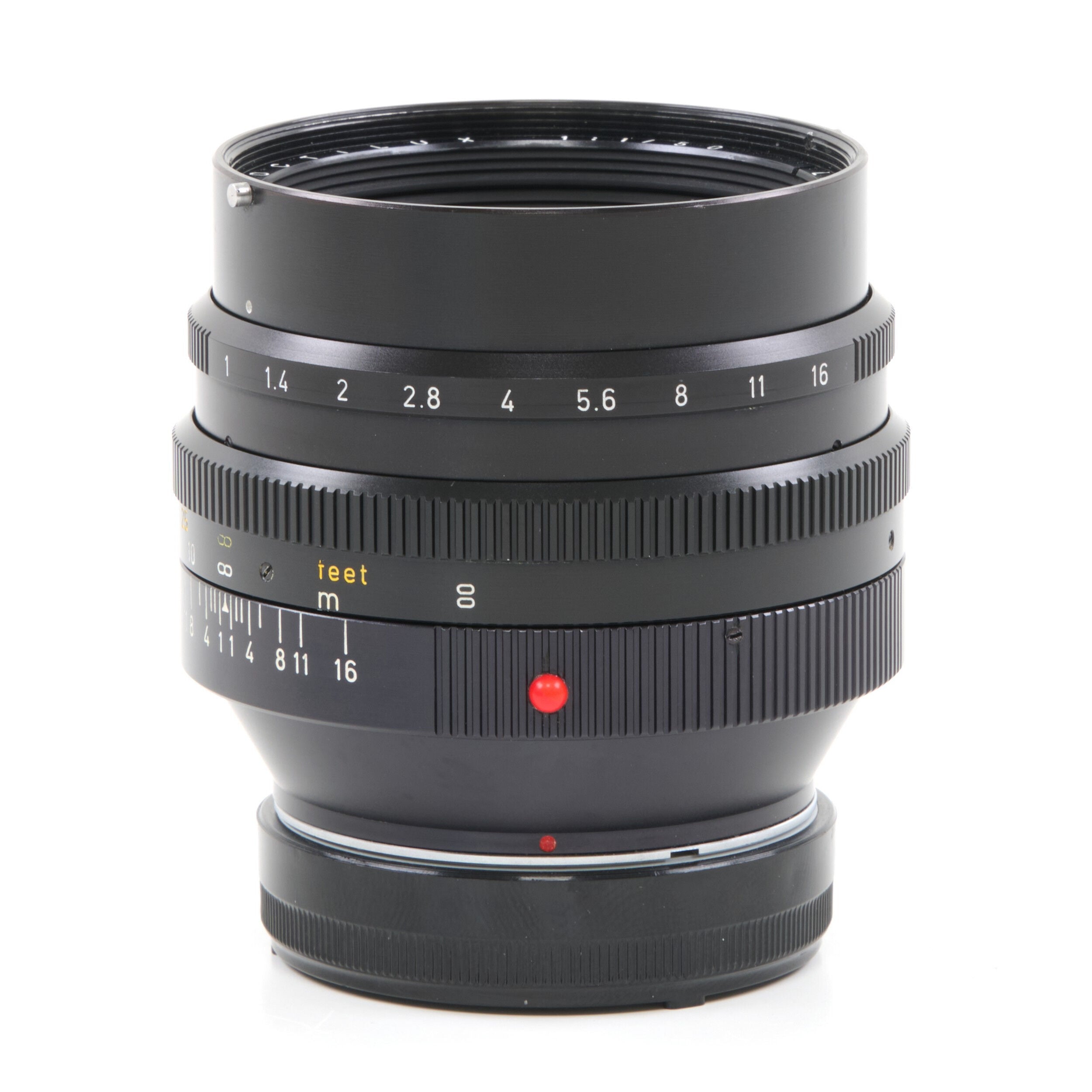 Leitz 50mm f1 Noctilux E58 + 12519 Hood 2nd Batch + Box