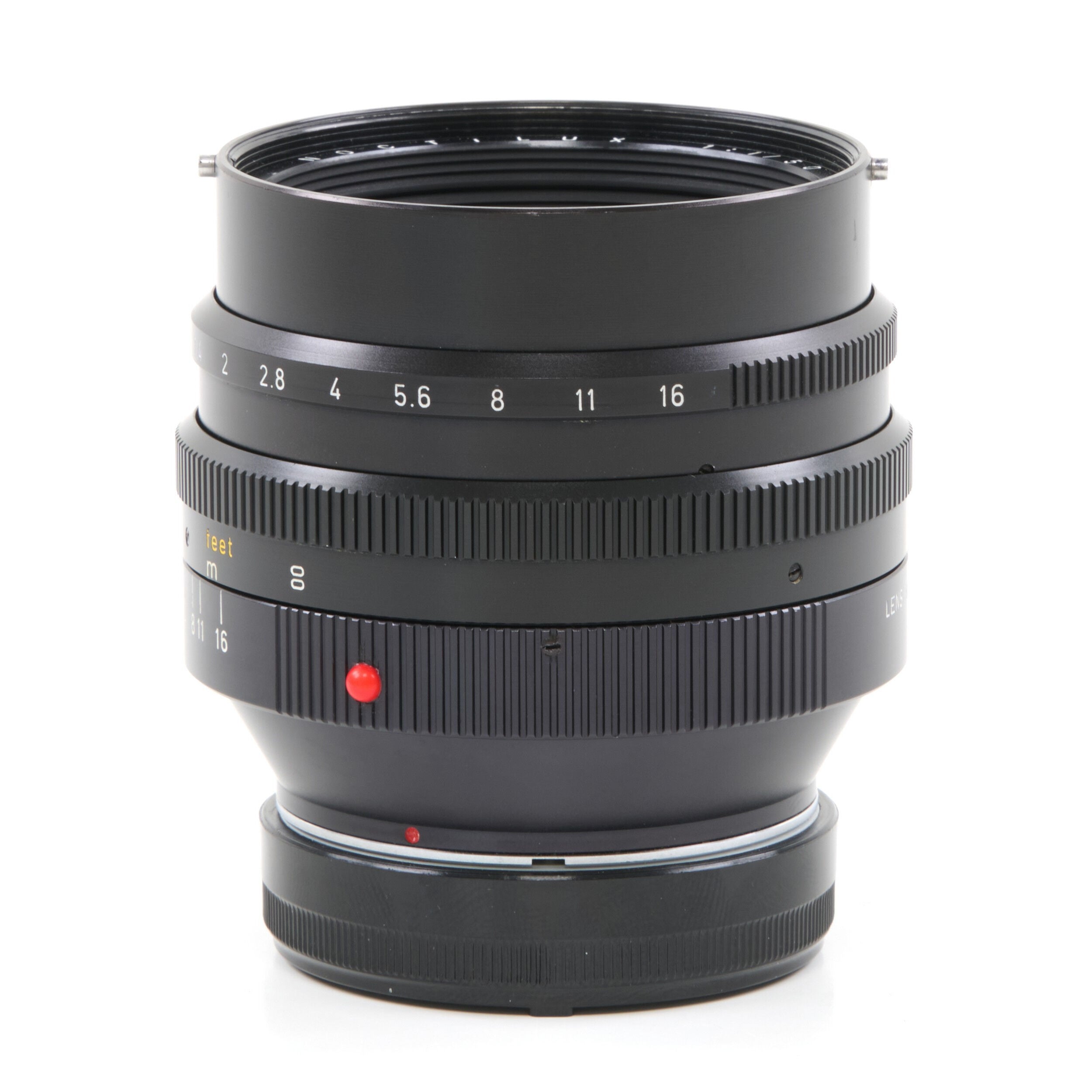 Leitz 50mm f1 Noctilux E58 + 12519 Hood 2nd Batch + Box
