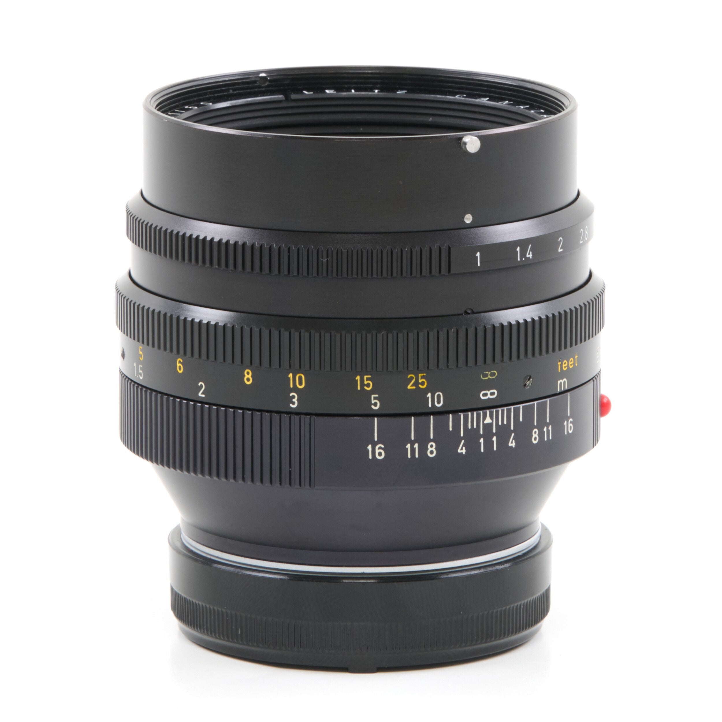 Leitz 50mm f1 Noctilux E58 + 12519 Hood 2nd Batch + Box