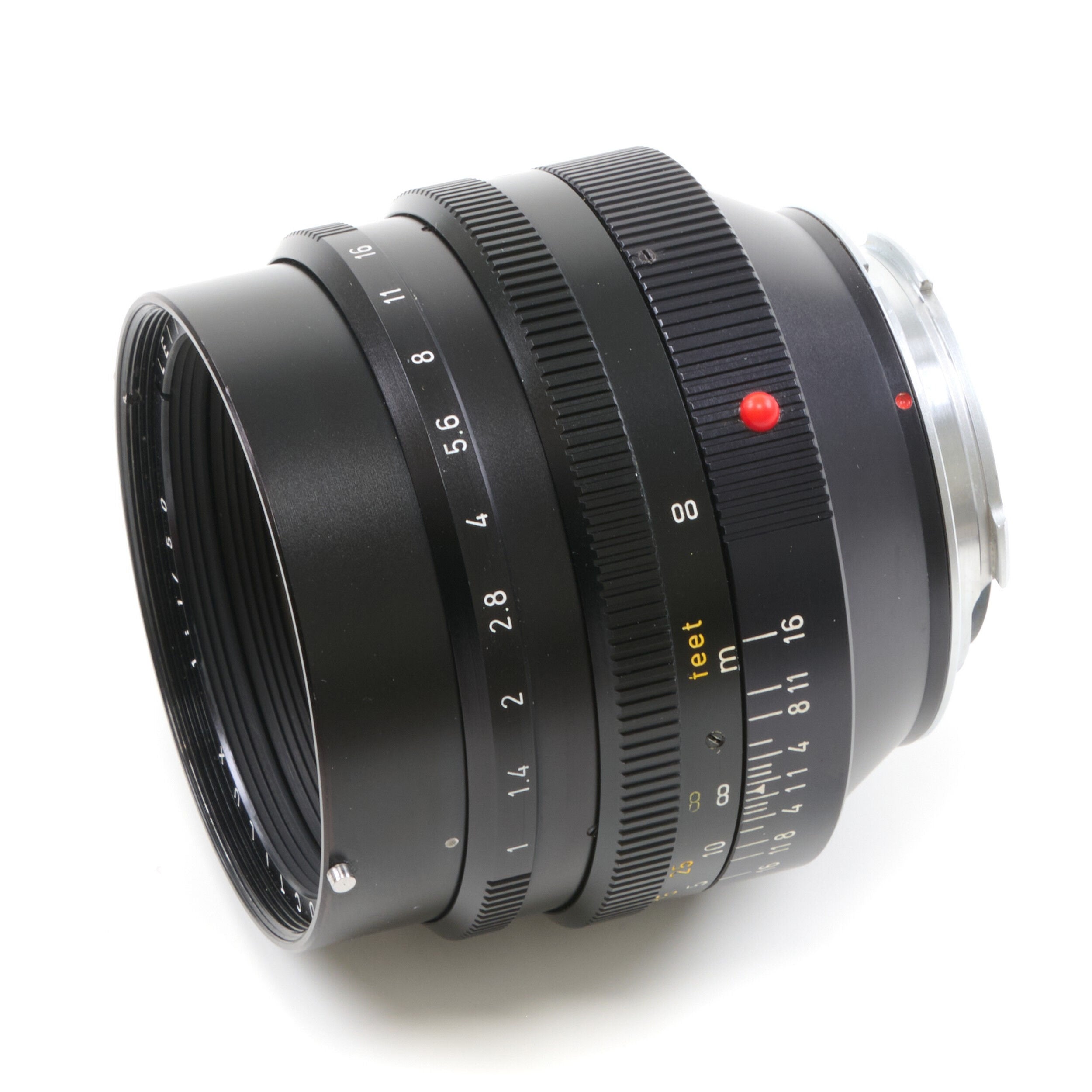Leitz 50mm f1 Noctilux E58 + 12519 Hood 2nd Batch + Box
