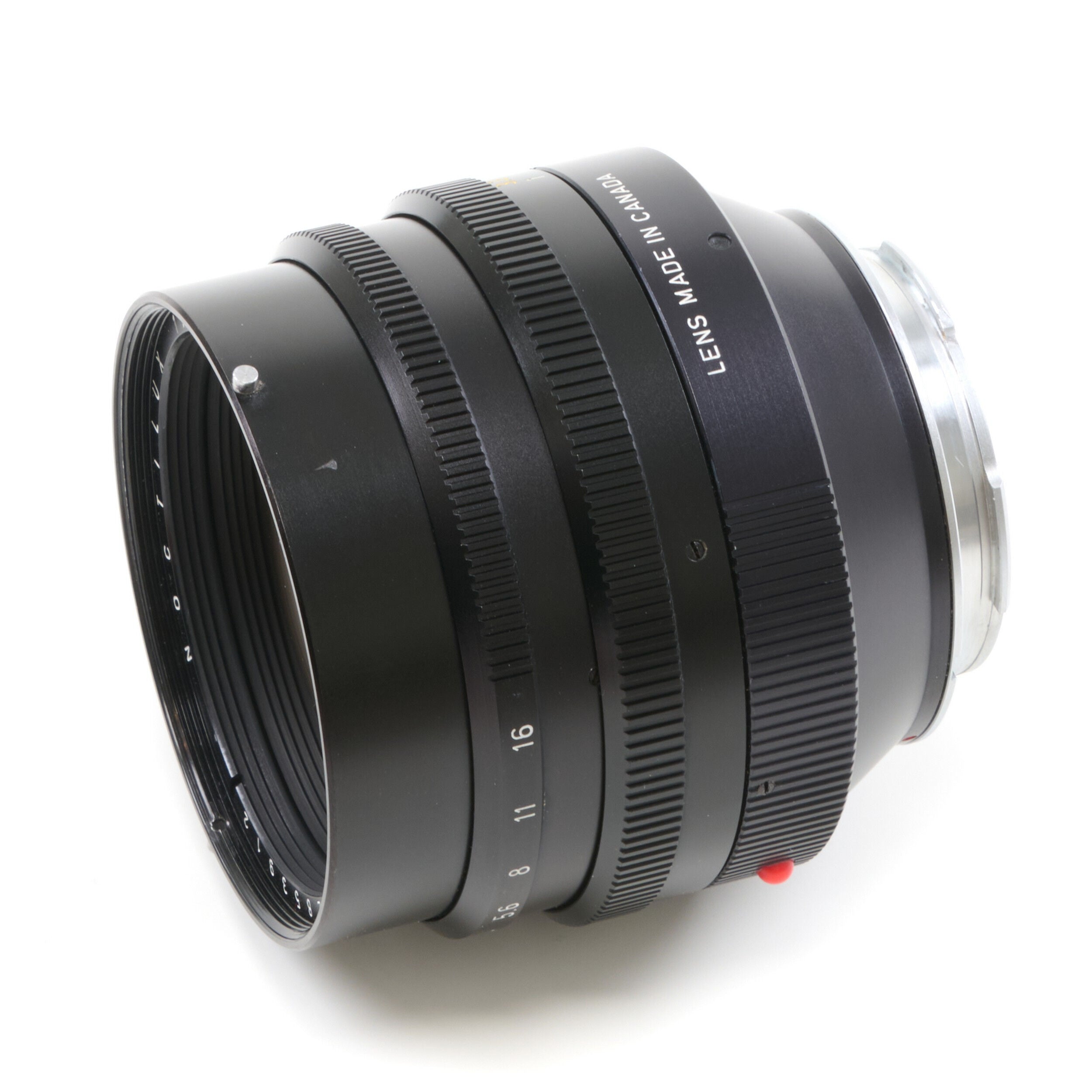 Leitz 50mm f1 Noctilux E58 + 12519 Hood 2nd Batch + Box