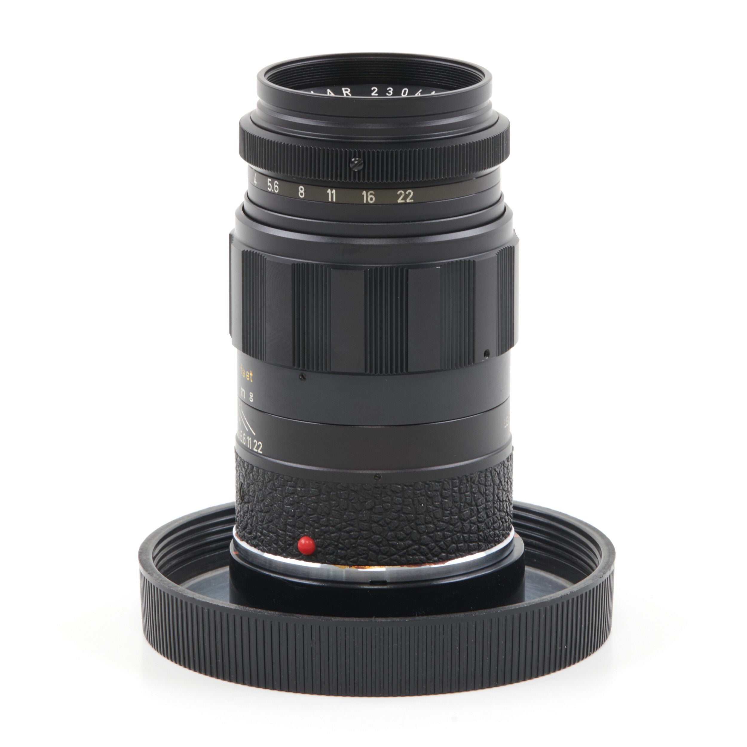 Leitz 90mm f2.8 Elmarit Black + Box