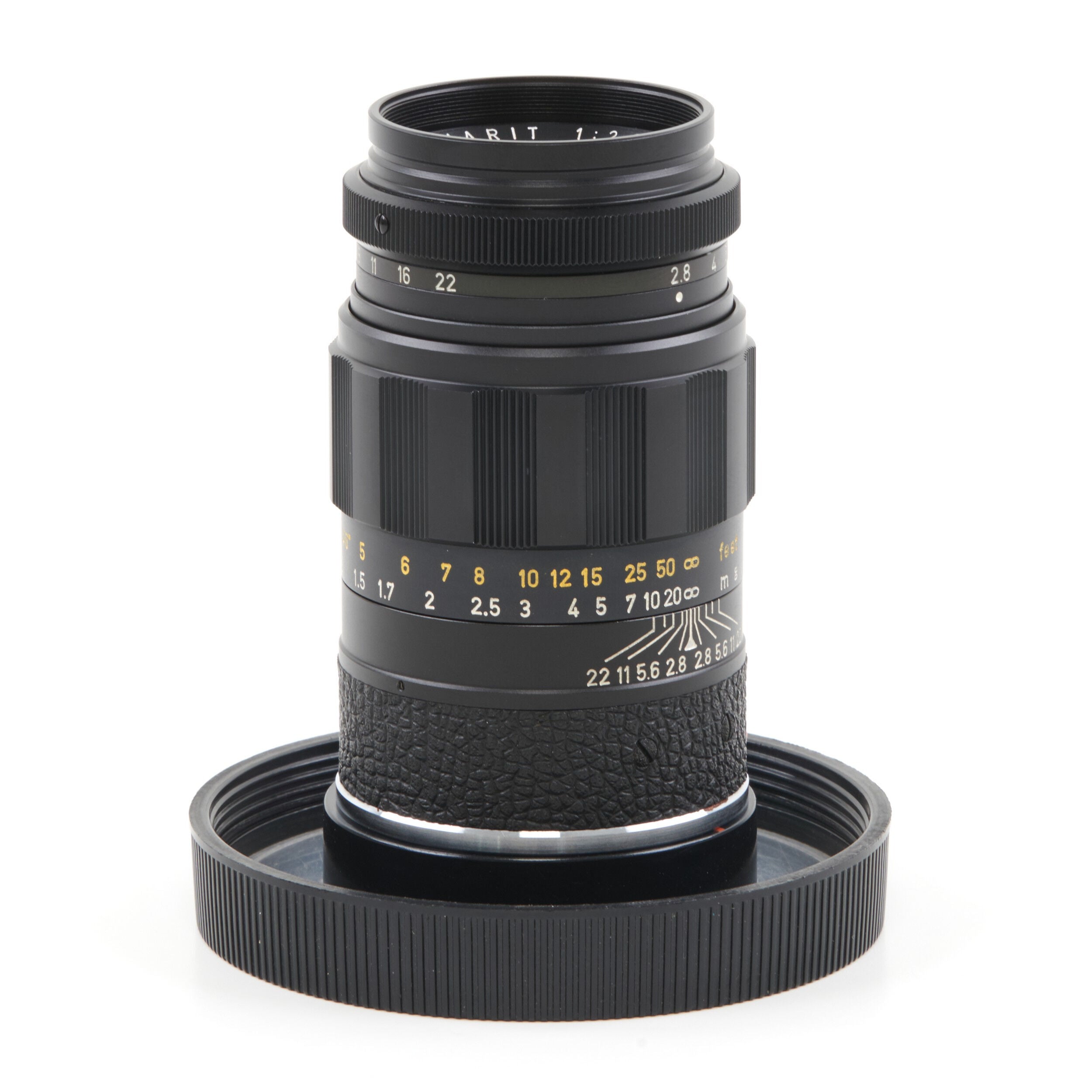 Leitz 90mm f2.8 Elmarit Black + Box