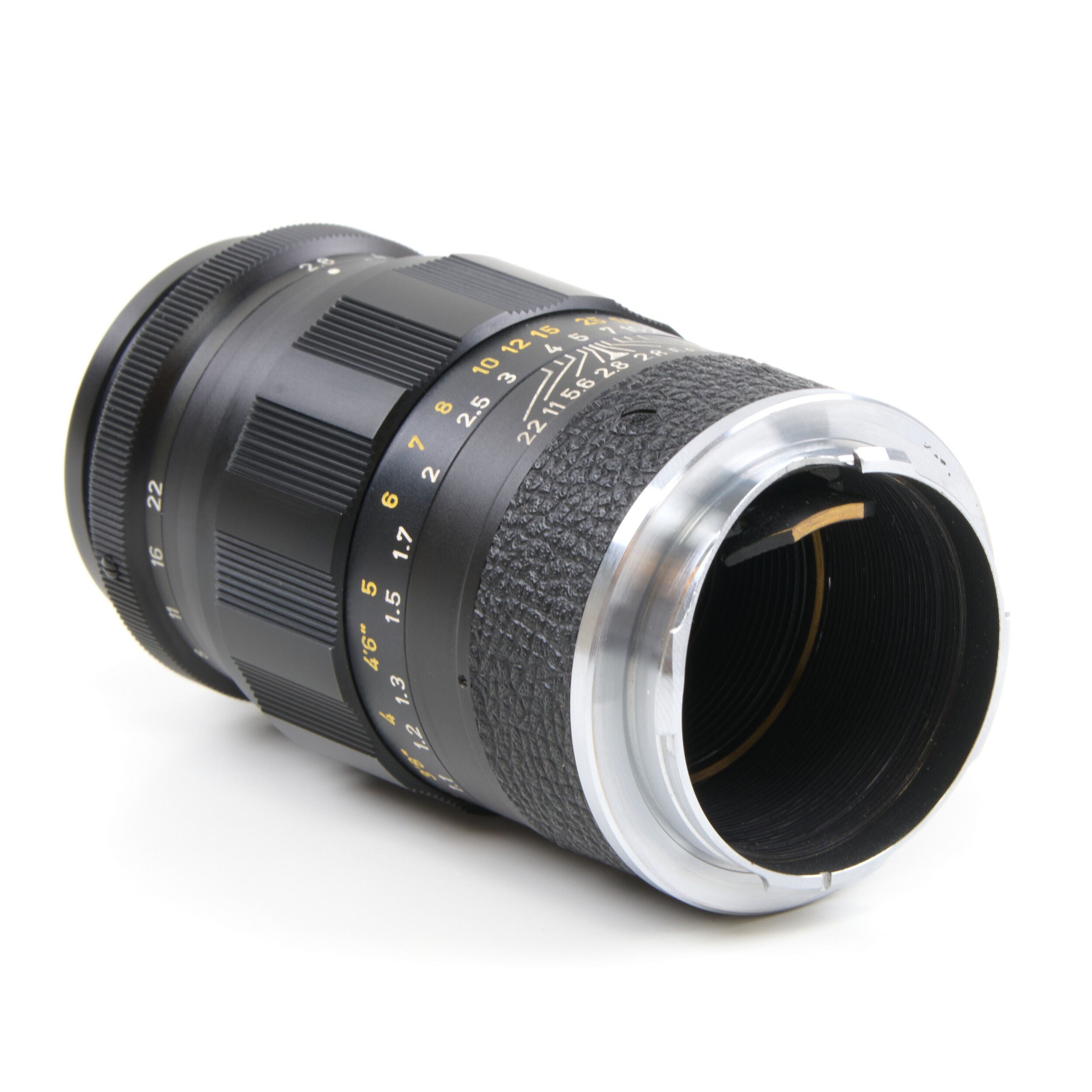 Leitz 90mm f2.8 Elmarit Black + Box