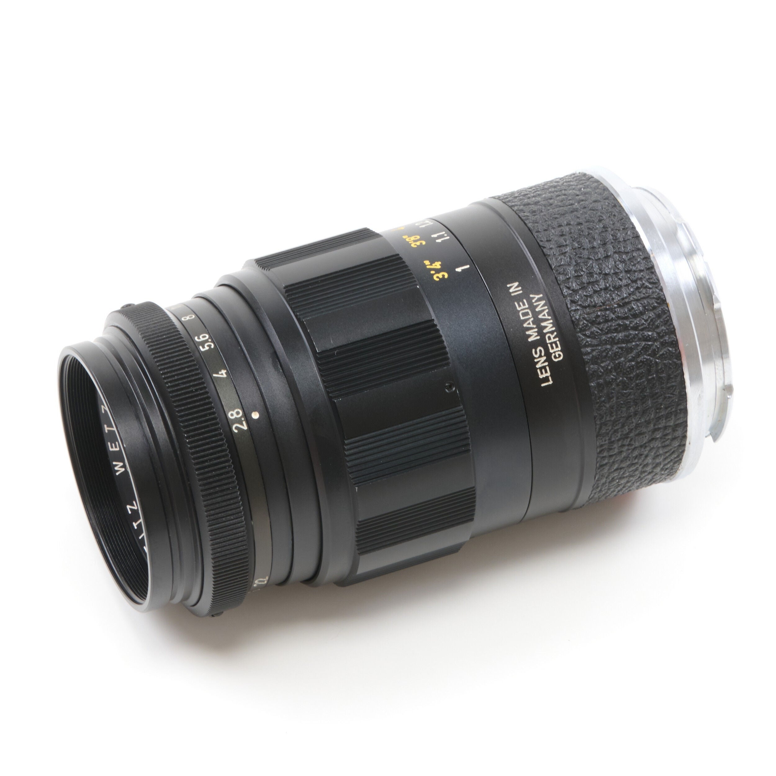 Leitz 90mm f2.8 Elmarit Black + Box