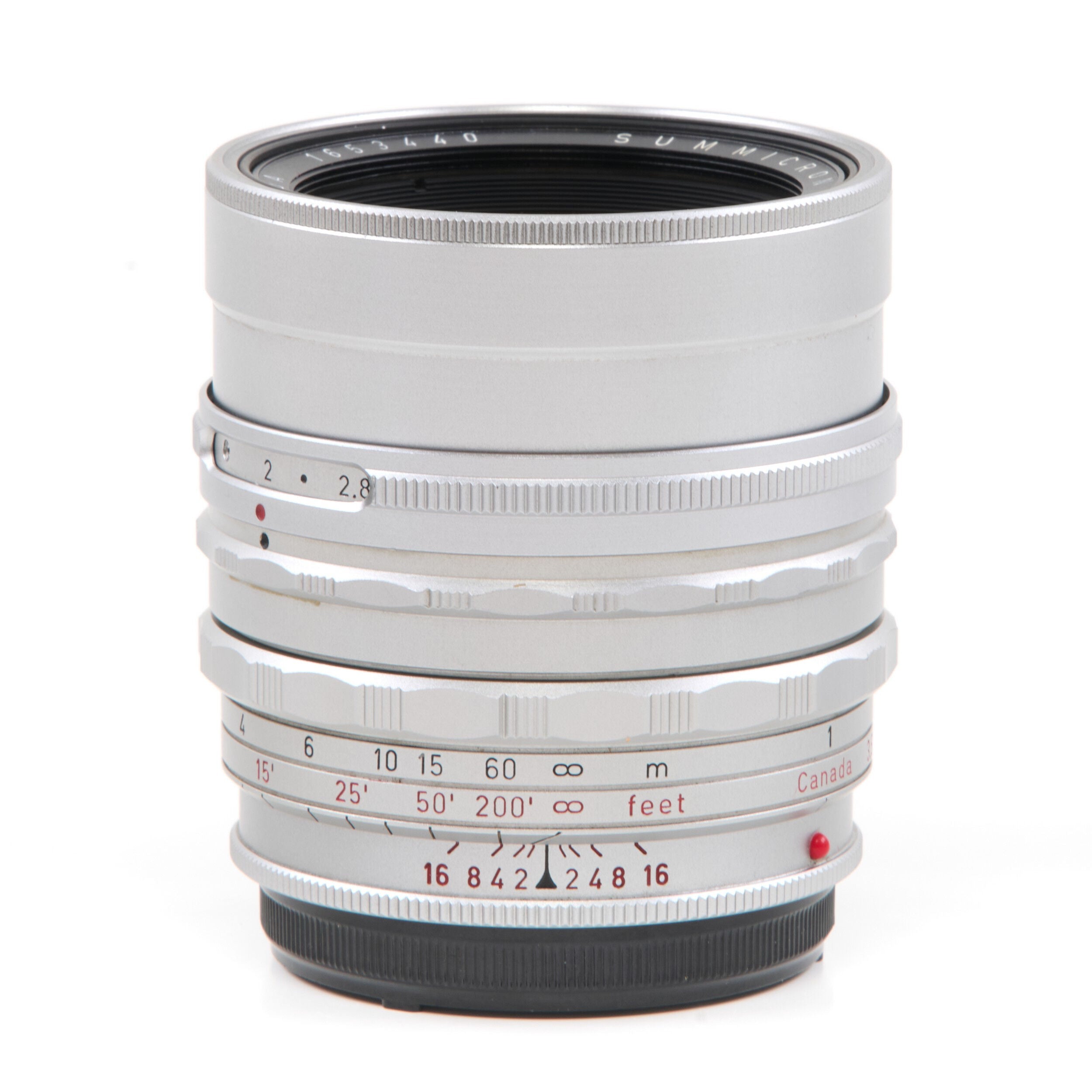Leitz 90mm f2 Summicron Short Mount + Box