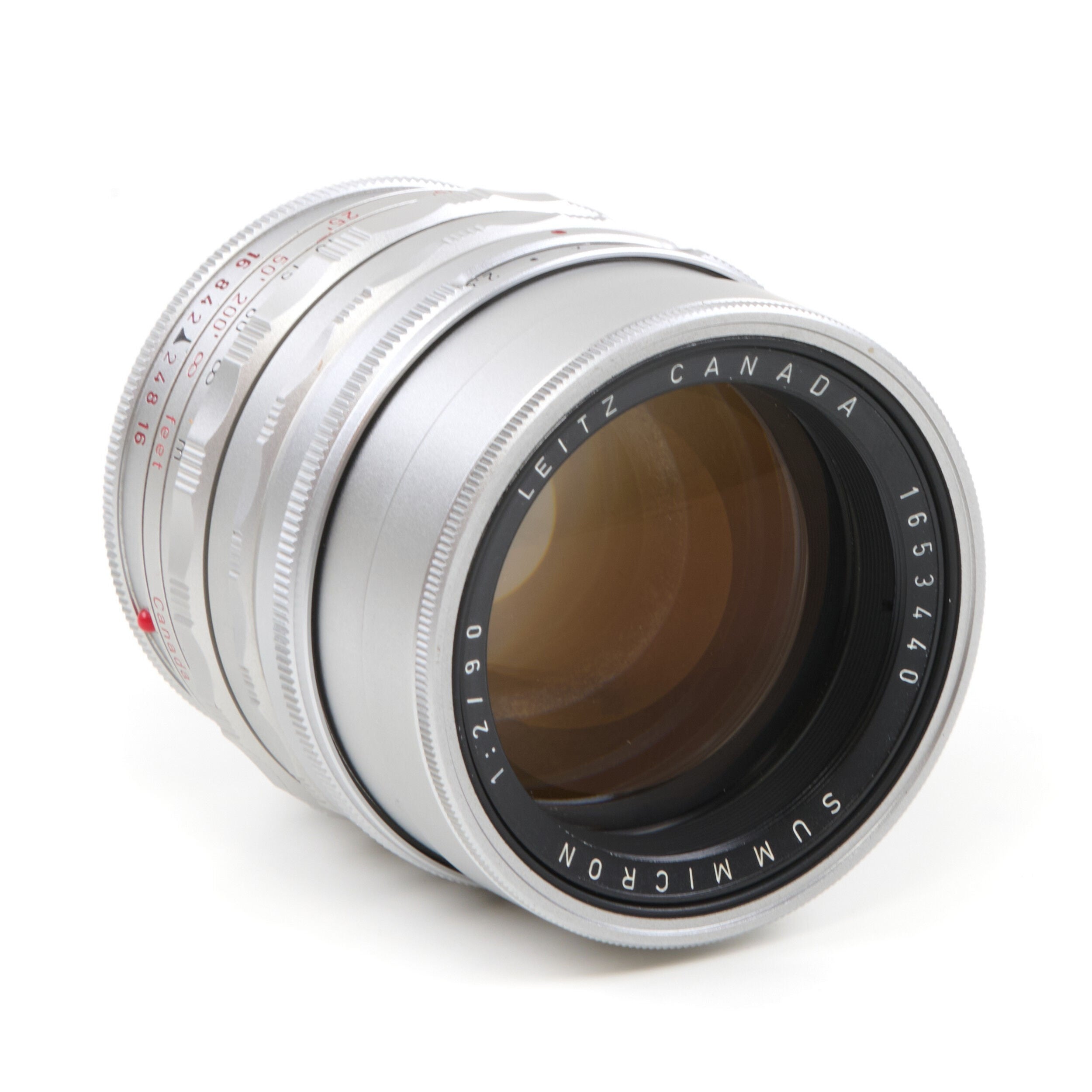 Leitz 90mm f2 Summicron Short Mount + Box