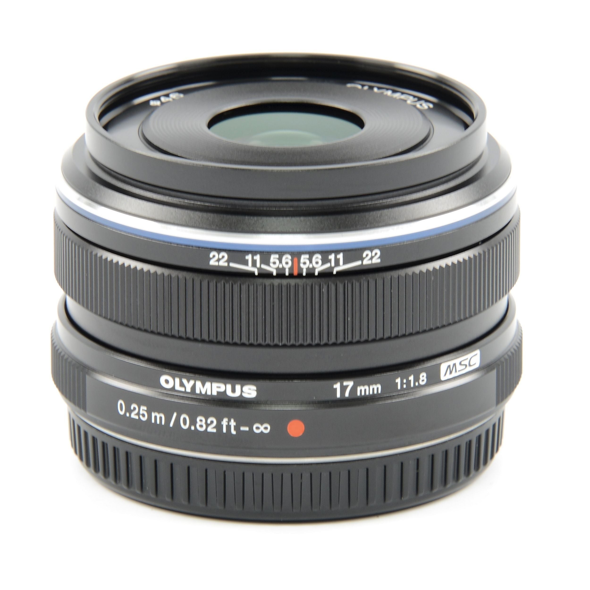 Olympus M. Zuiko Digital 17mm f1.8 MSC Lens Black + Box