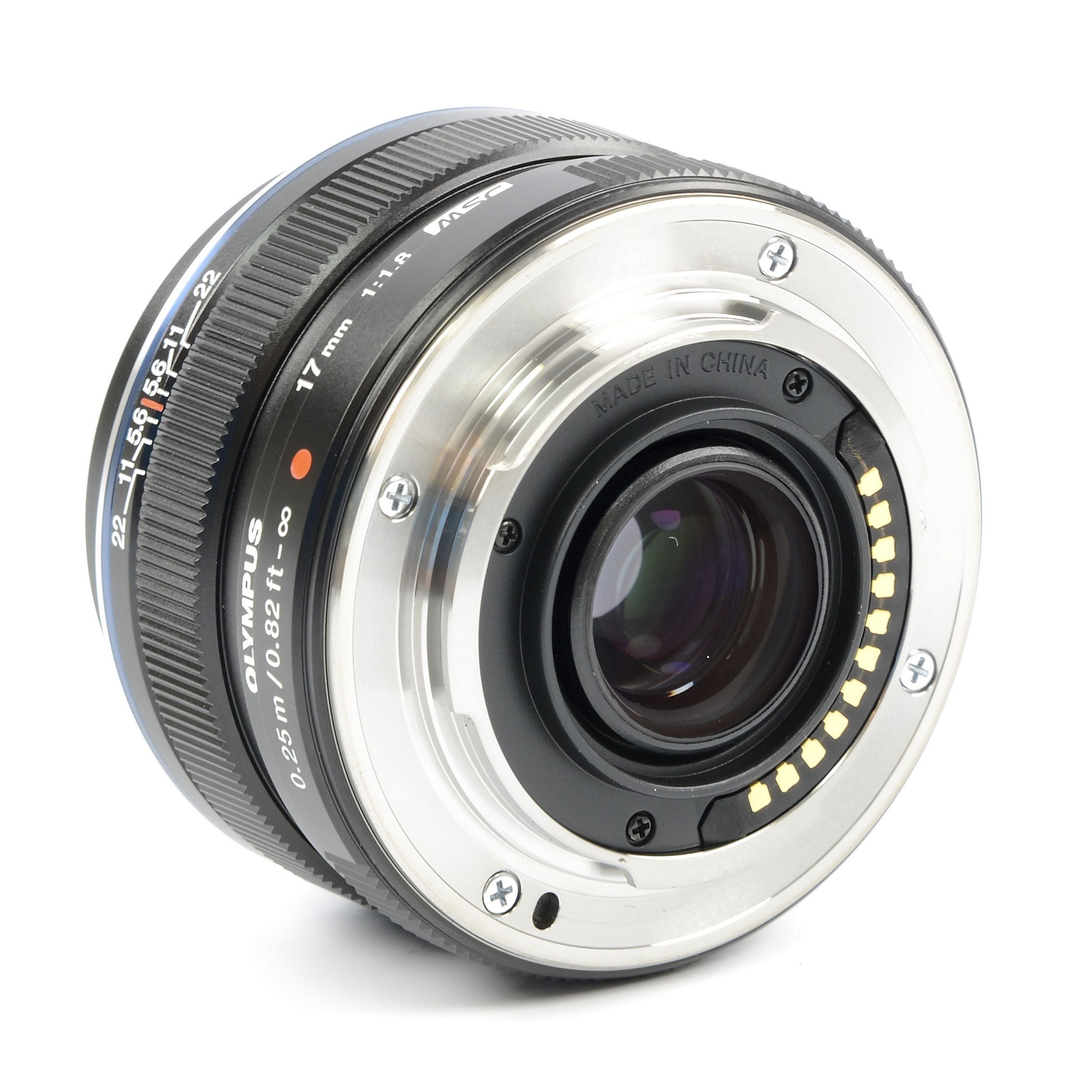 Olympus M. Zuiko Digital 17mm f1.8 MSC Lens Black + Box