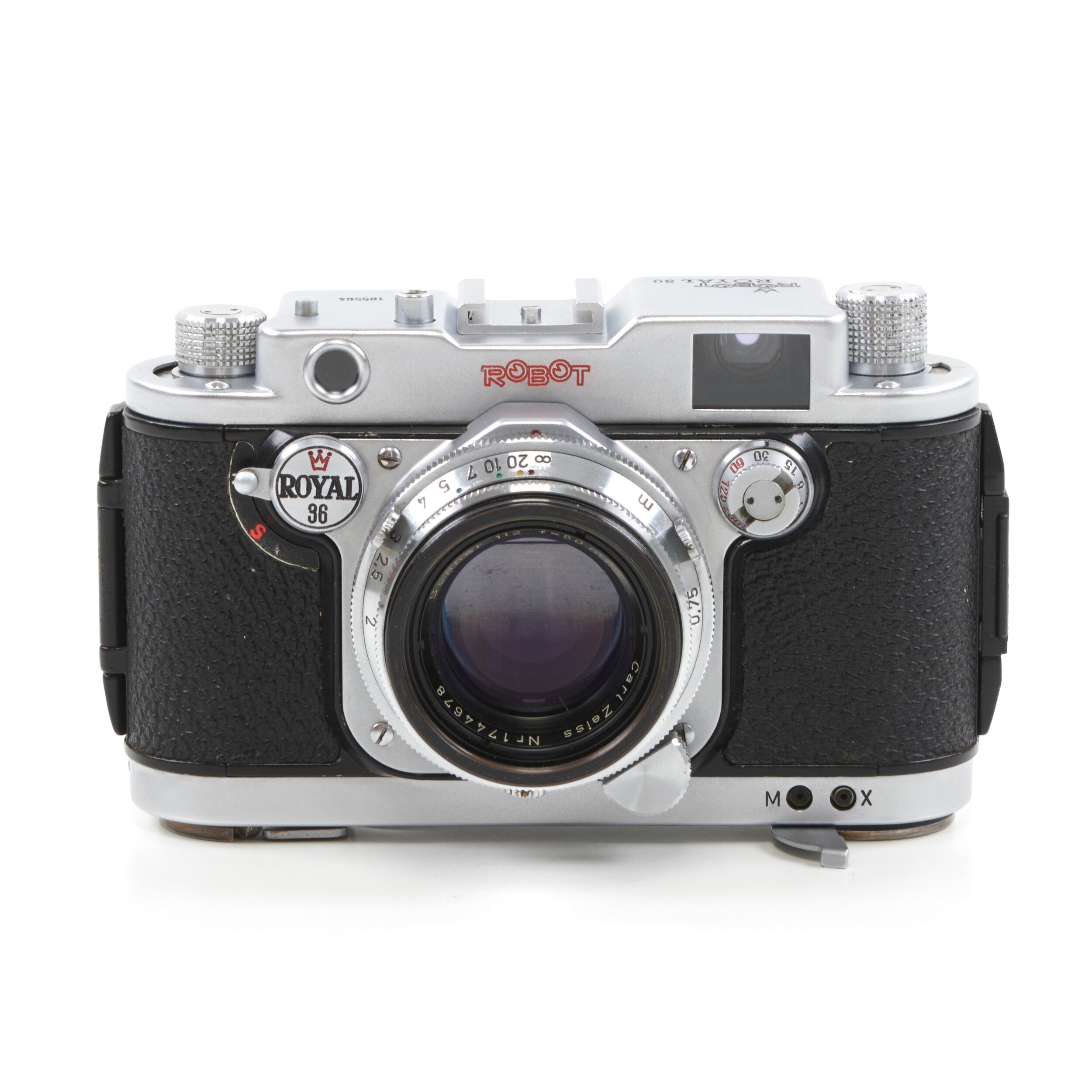 Robot Royal 36 With Continuous Firing Mode + Carl Zeiss 50mm f2 Sonnar + Box