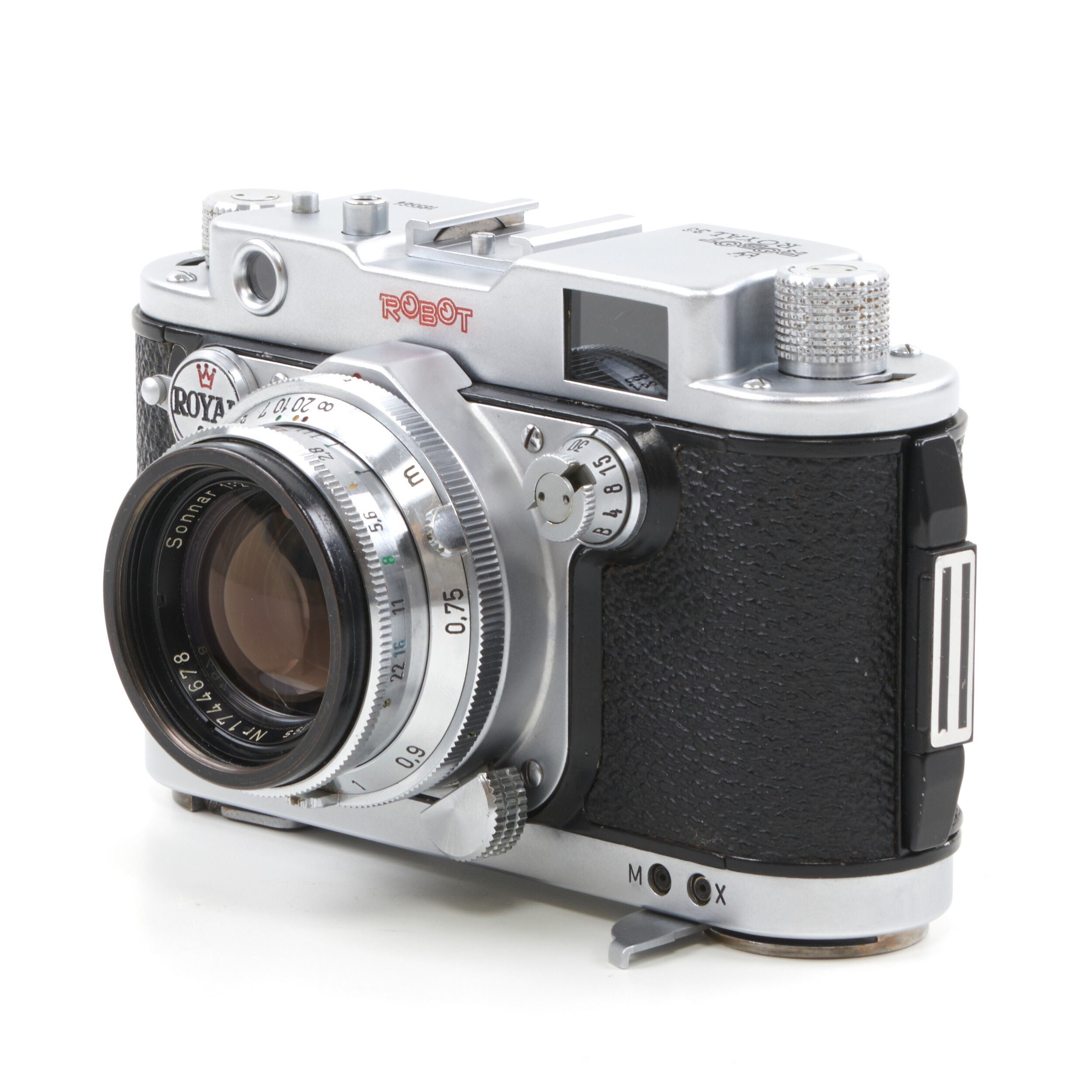 Robot Royal 36 With Continuous Firing Mode + Carl Zeiss 50mm f2 Sonnar + Box