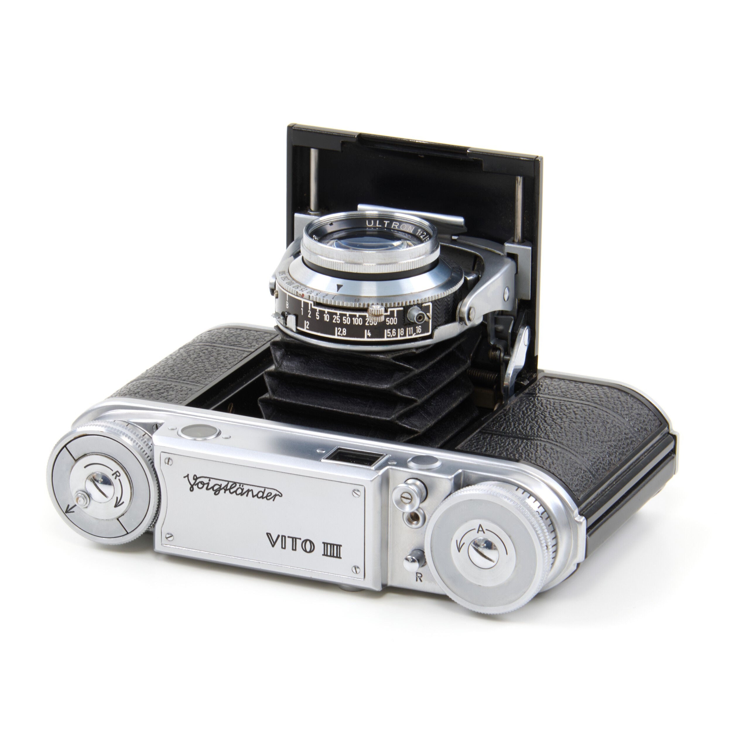 Voigtländer Vito III Very early Batch + Ultron 50mm f2 Compur-Rapid + Box