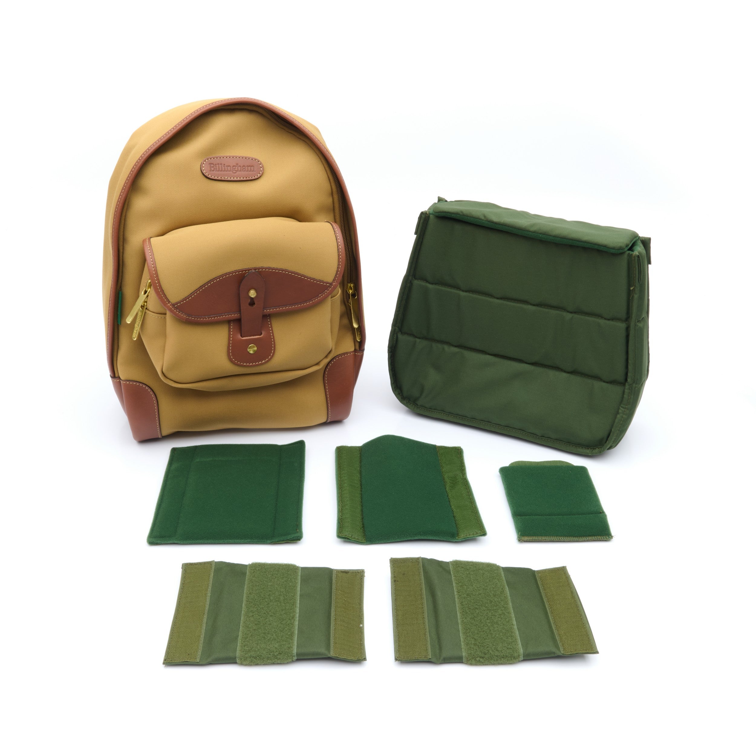Billingham 35 Rucksack Khaki Canvas / Tan Leather For Cameras