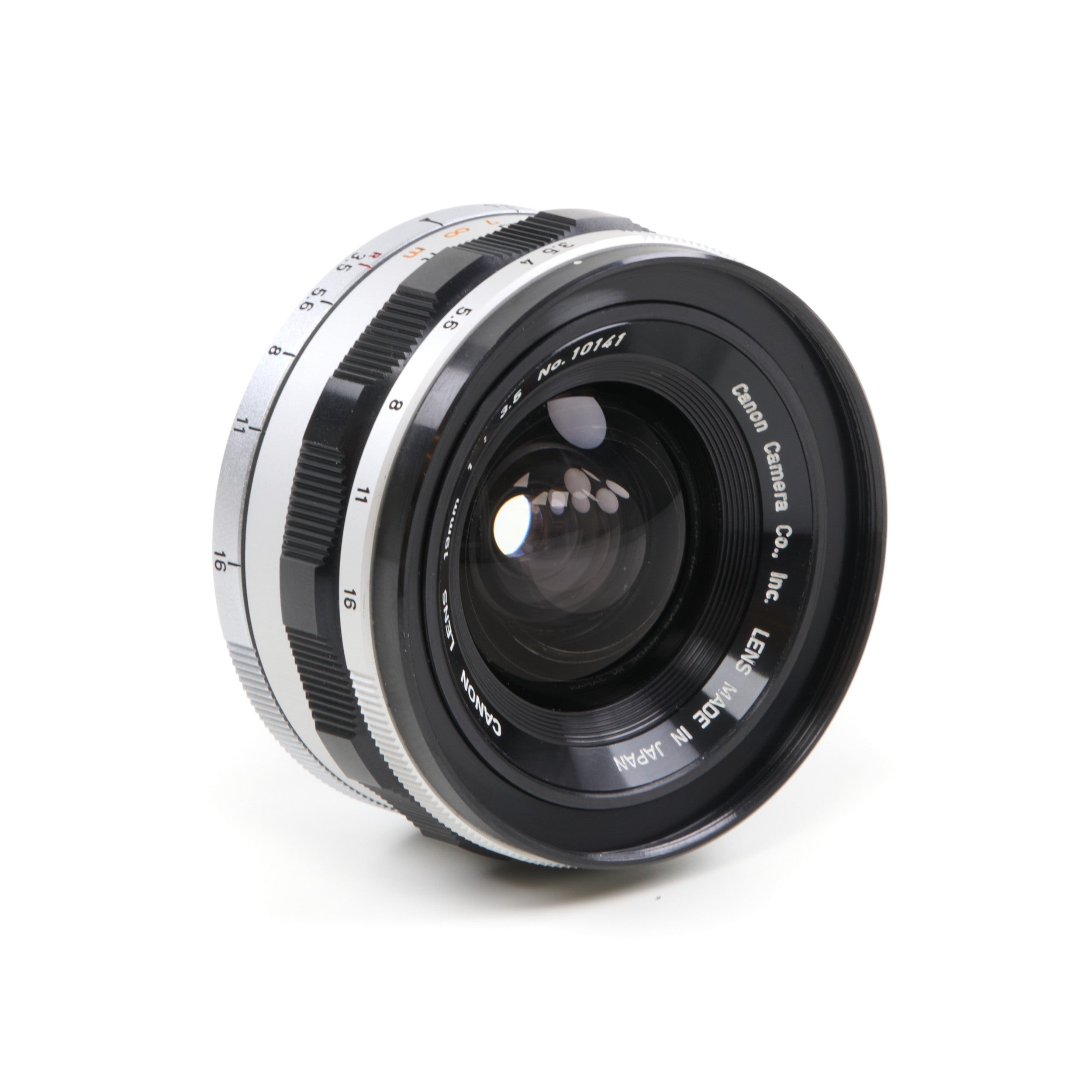 Canon 19mm f3.5 Lens Set M39 LTM