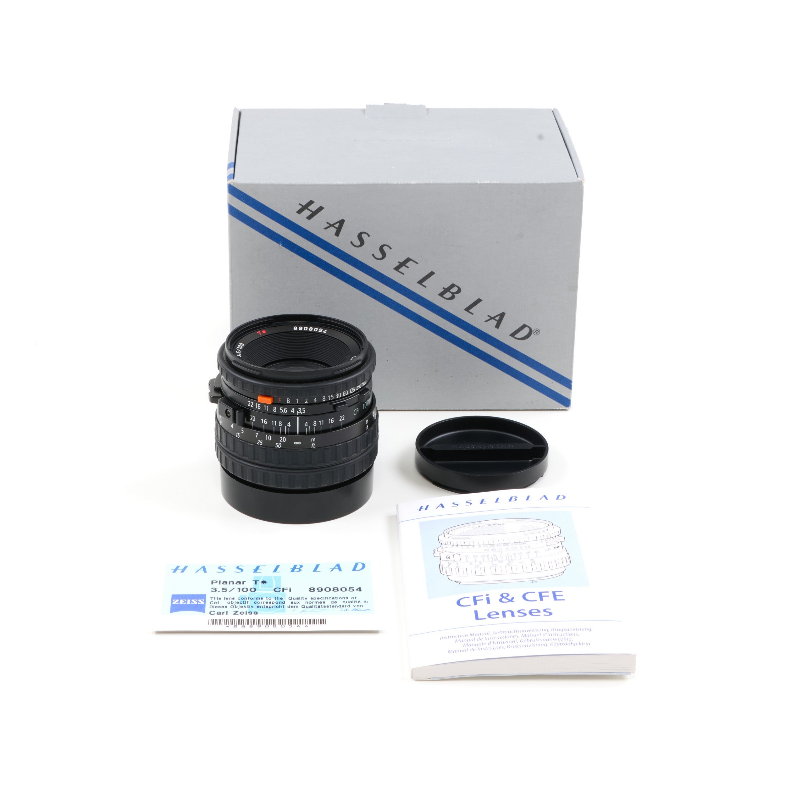 Carl Zeiss 100mm f3.5 Planar CFI T* For Hasselblad V System + Box