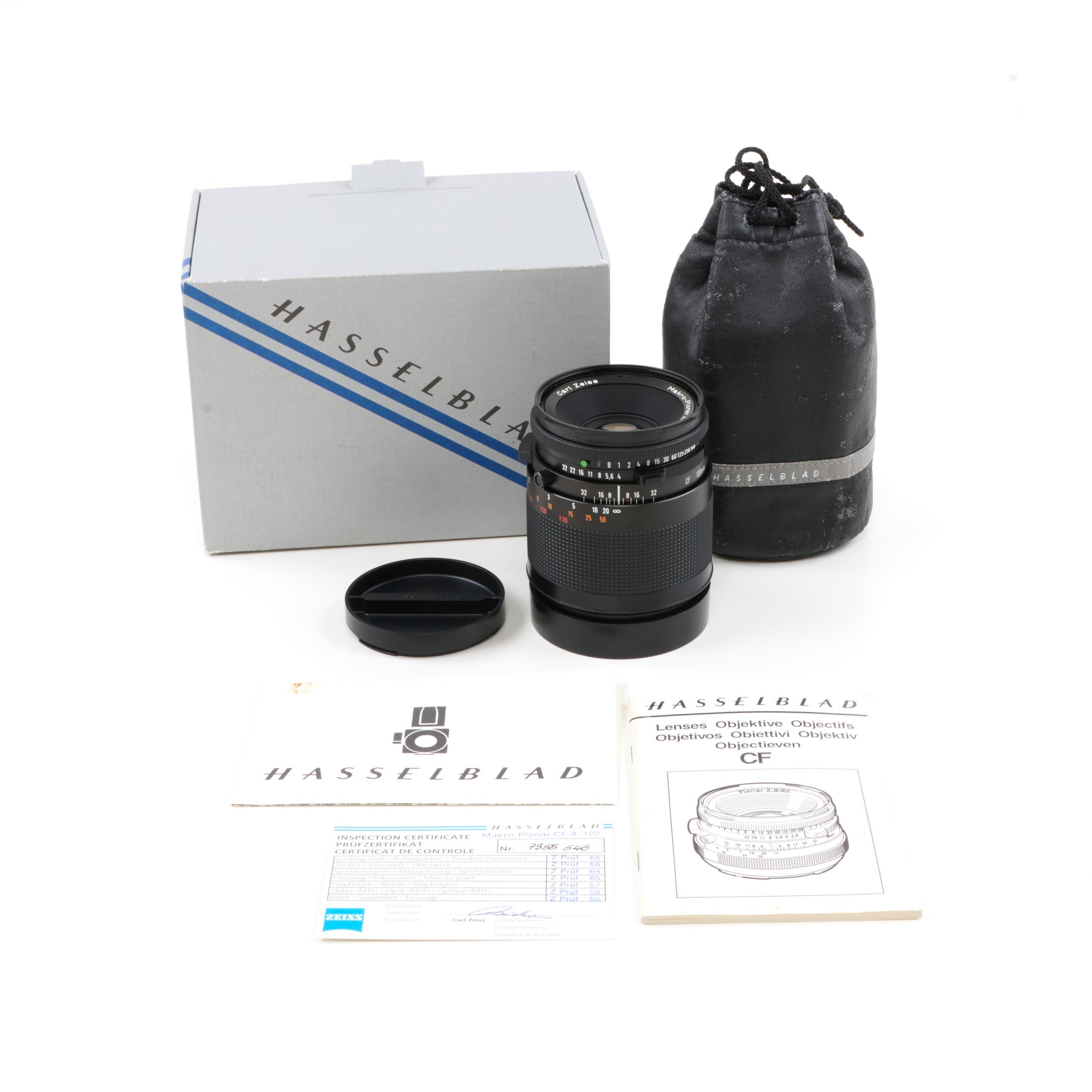 Carl Zeiss 120mm f4 Makro-Planar CF For Hasselblad V System + Box