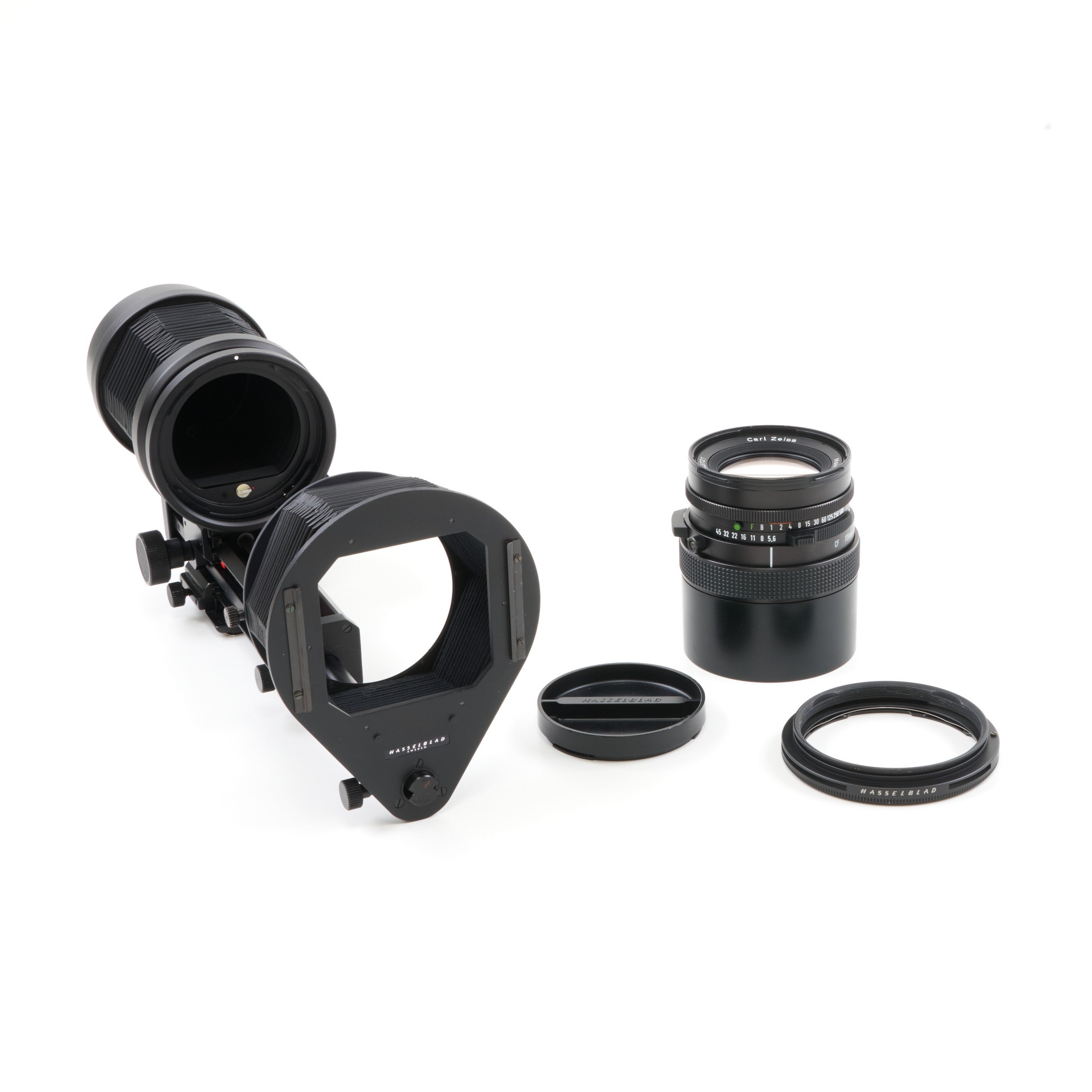 Carl Zeiss 135mm f5.6 Marko-Planar-CF + Bellows Set For Hasselblad V System