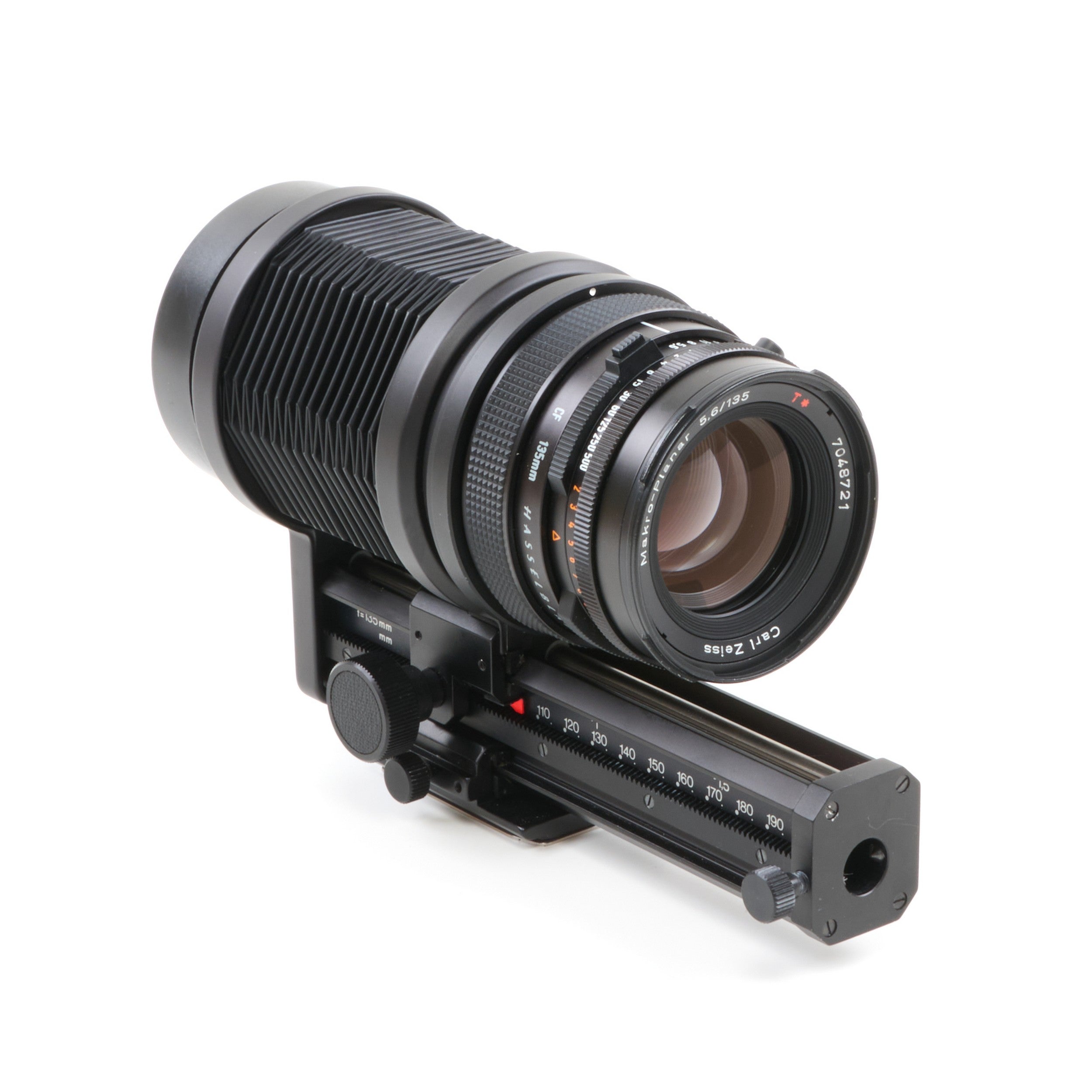 Carl Zeiss 135mm f5.6 Marko-Planar-CF + Bellows Set For Hasselblad V System