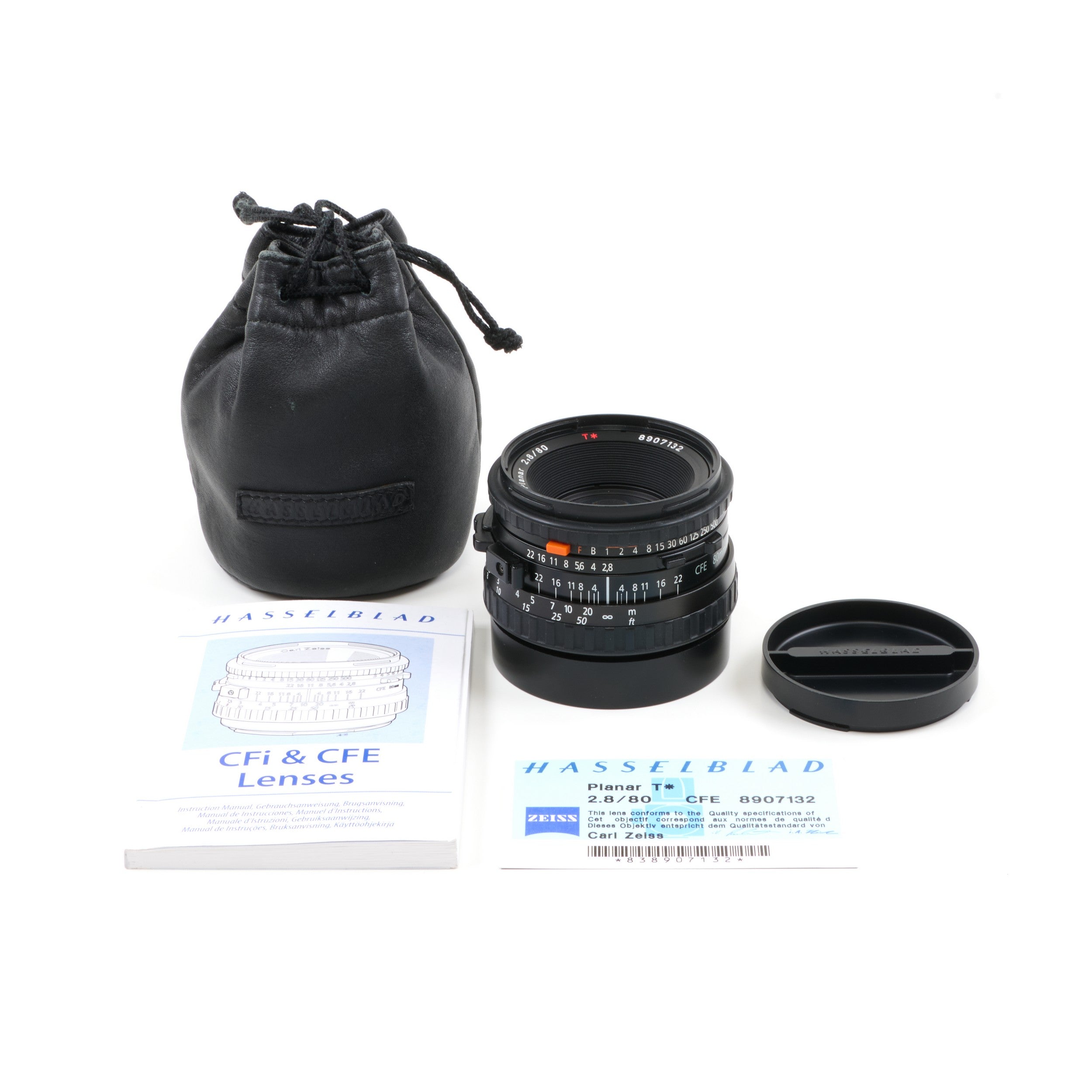 Carl Zeiss 80mm f2.8 Planar CFE For Hasselblad V System