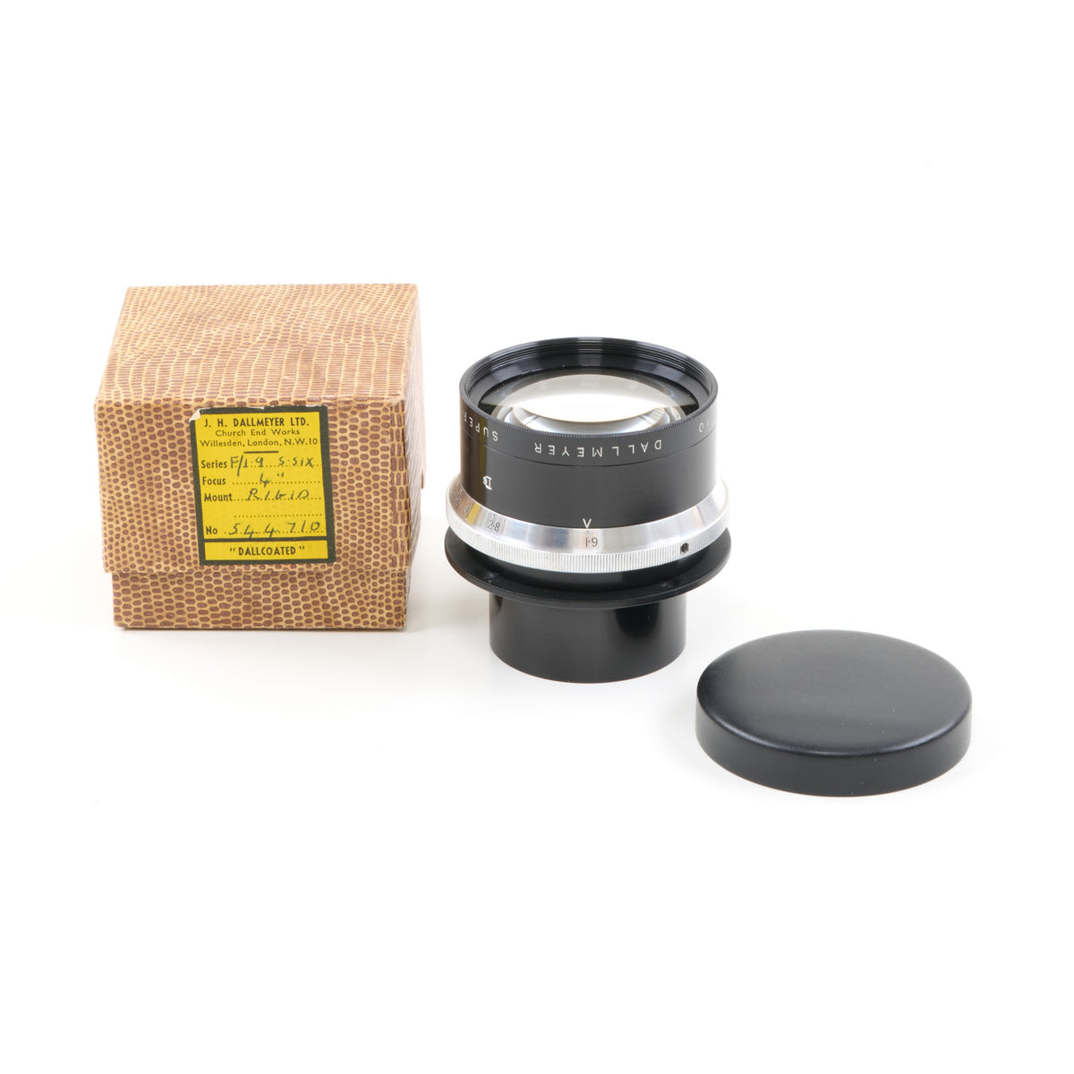 Dallmeyer Super-Six Anastigmat 4 Inch f1.9 + Box