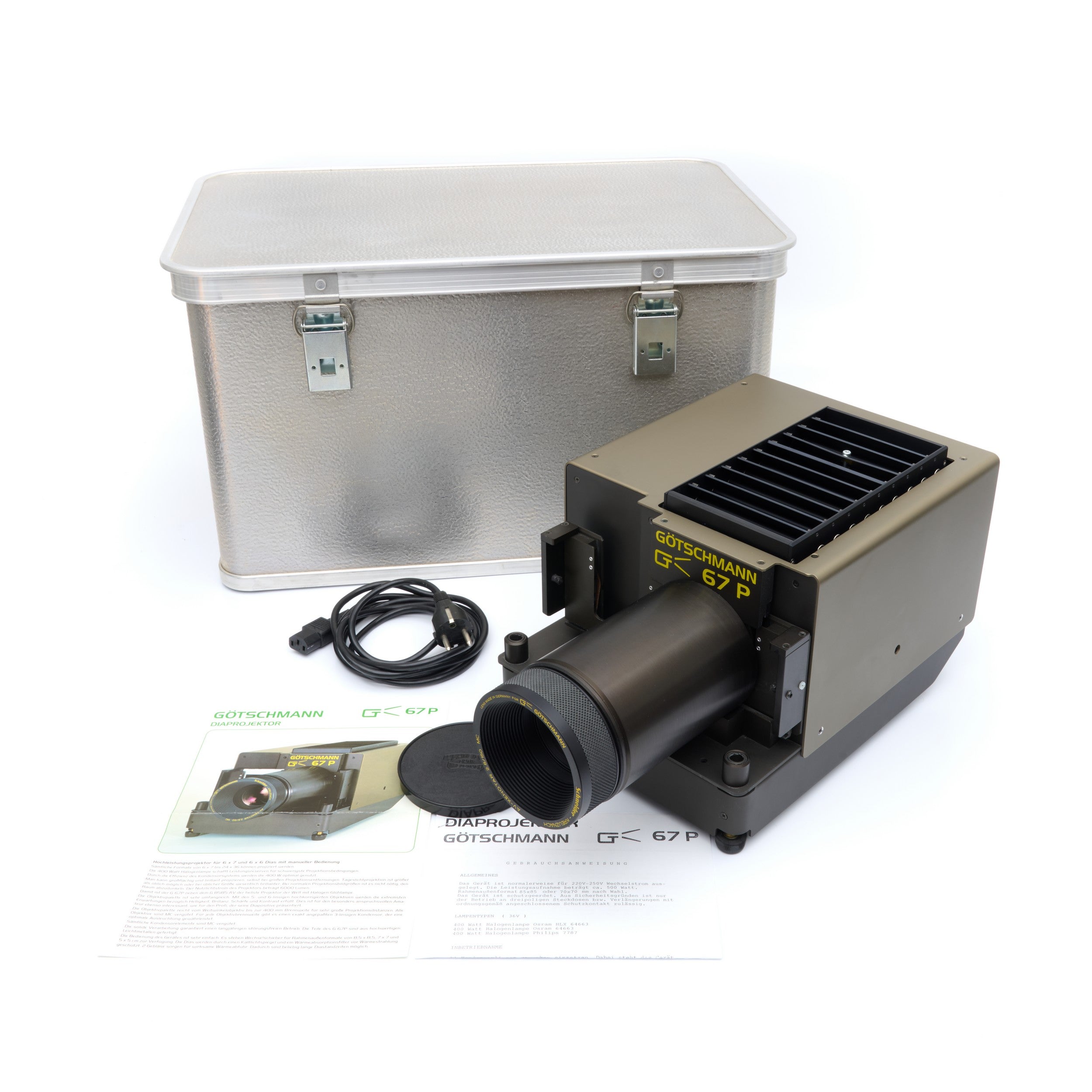Götschmann G 67P 6x6 / 6x7 Slide Projector + Case