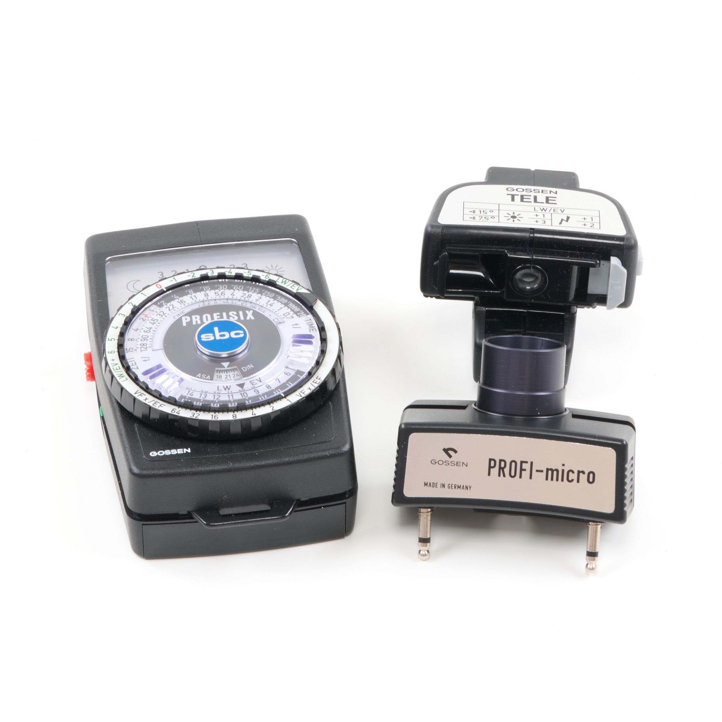 Gossen Profisix Light Meter Set Incl. Profi-Micro + Profi-Tele + Box