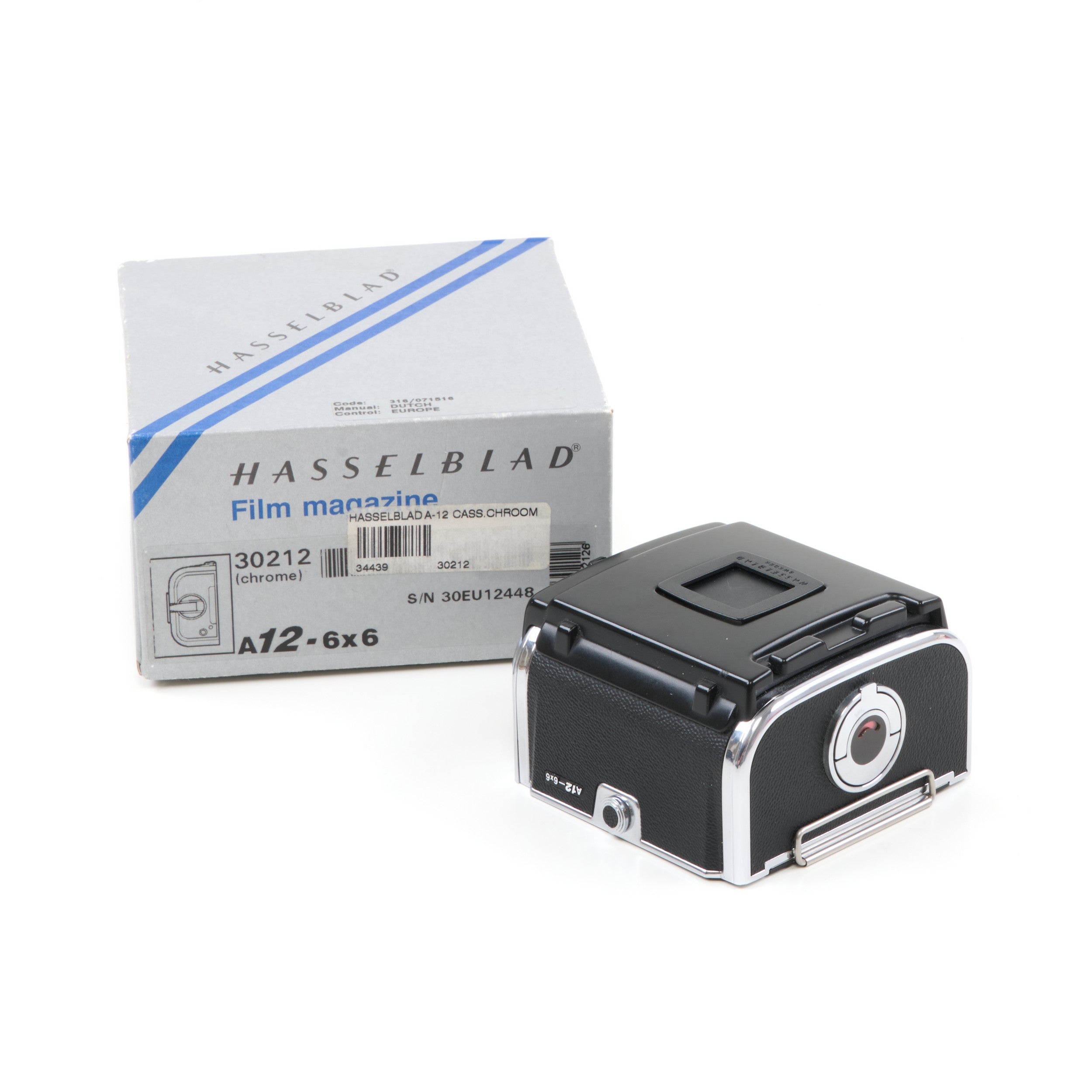 Hasselblad A12 Film Back Chrome + Box