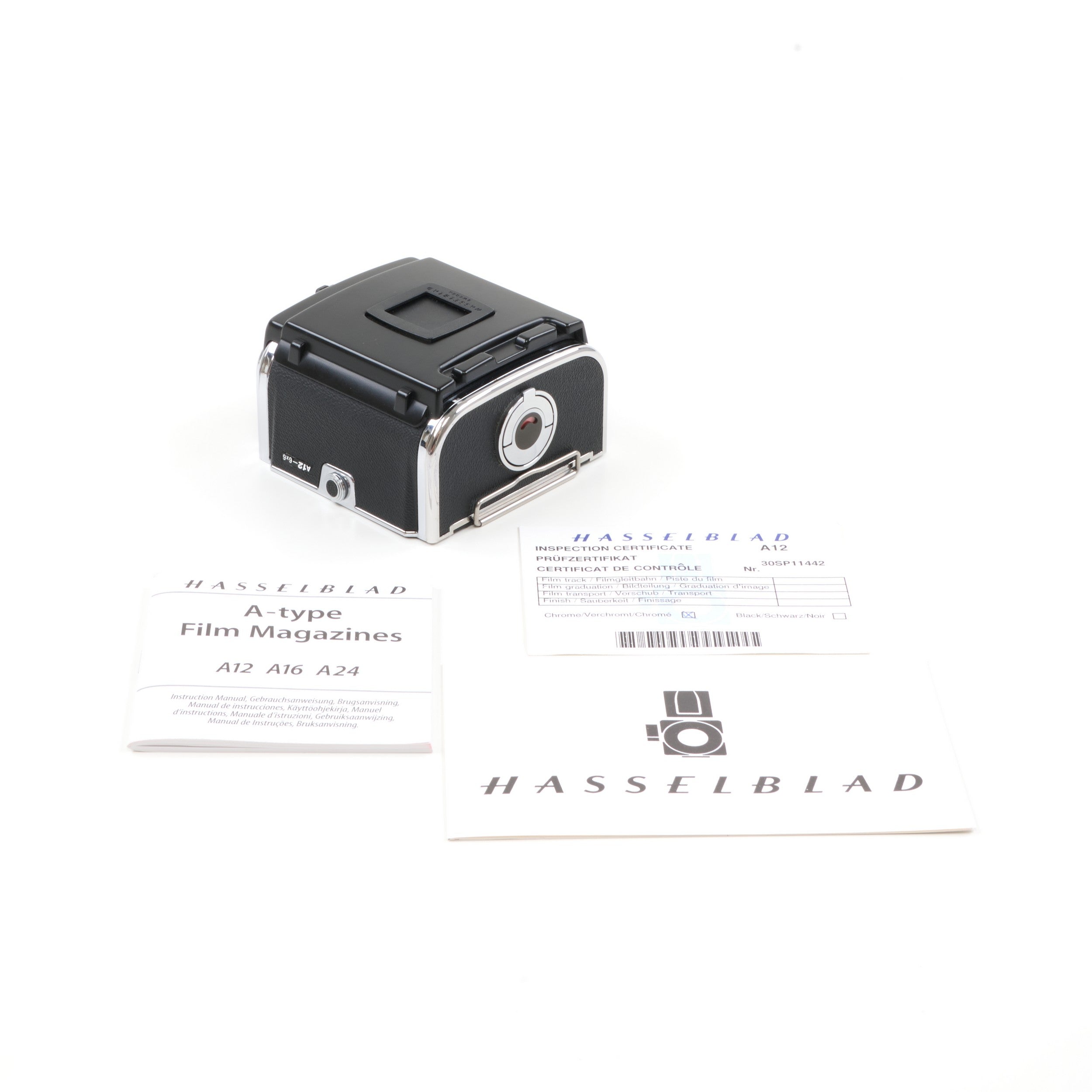 Hasselblad A12 Film Back Chrome