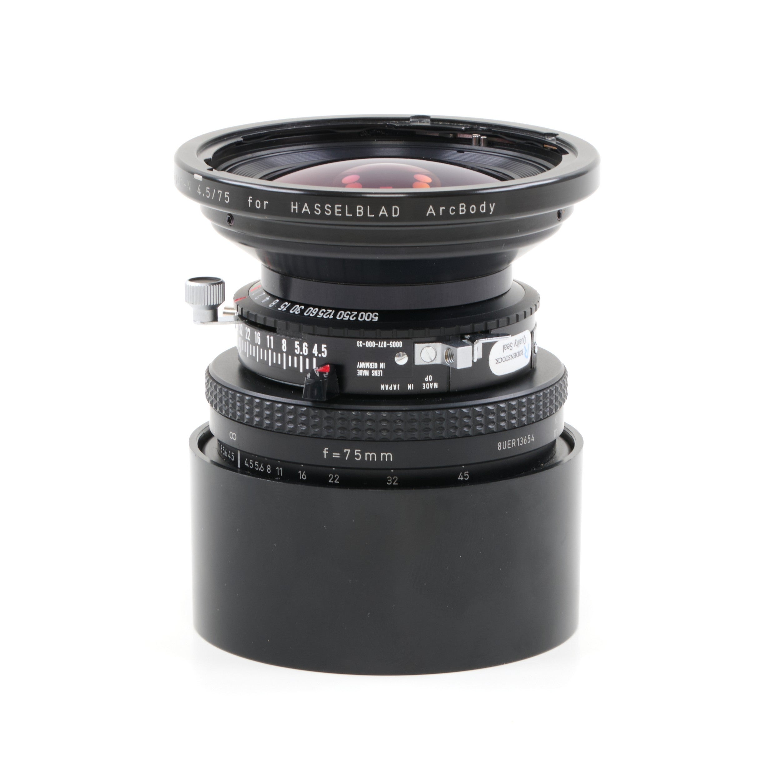 Hasselblad Arcbody Set Complete With 35mm + 45mm + 75mm Lenses