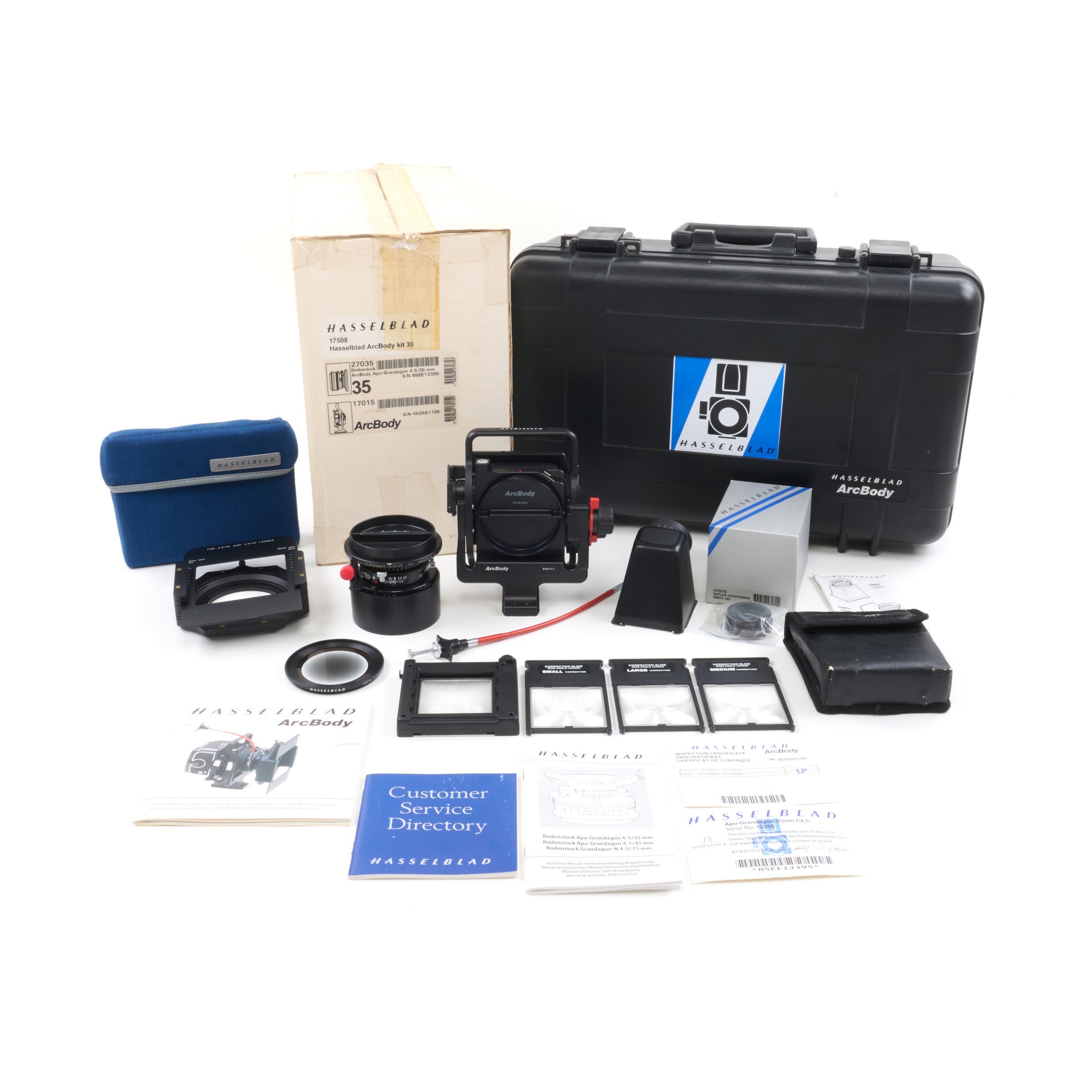 Hasselblad Arcbody Set + 35mm Lens + Box