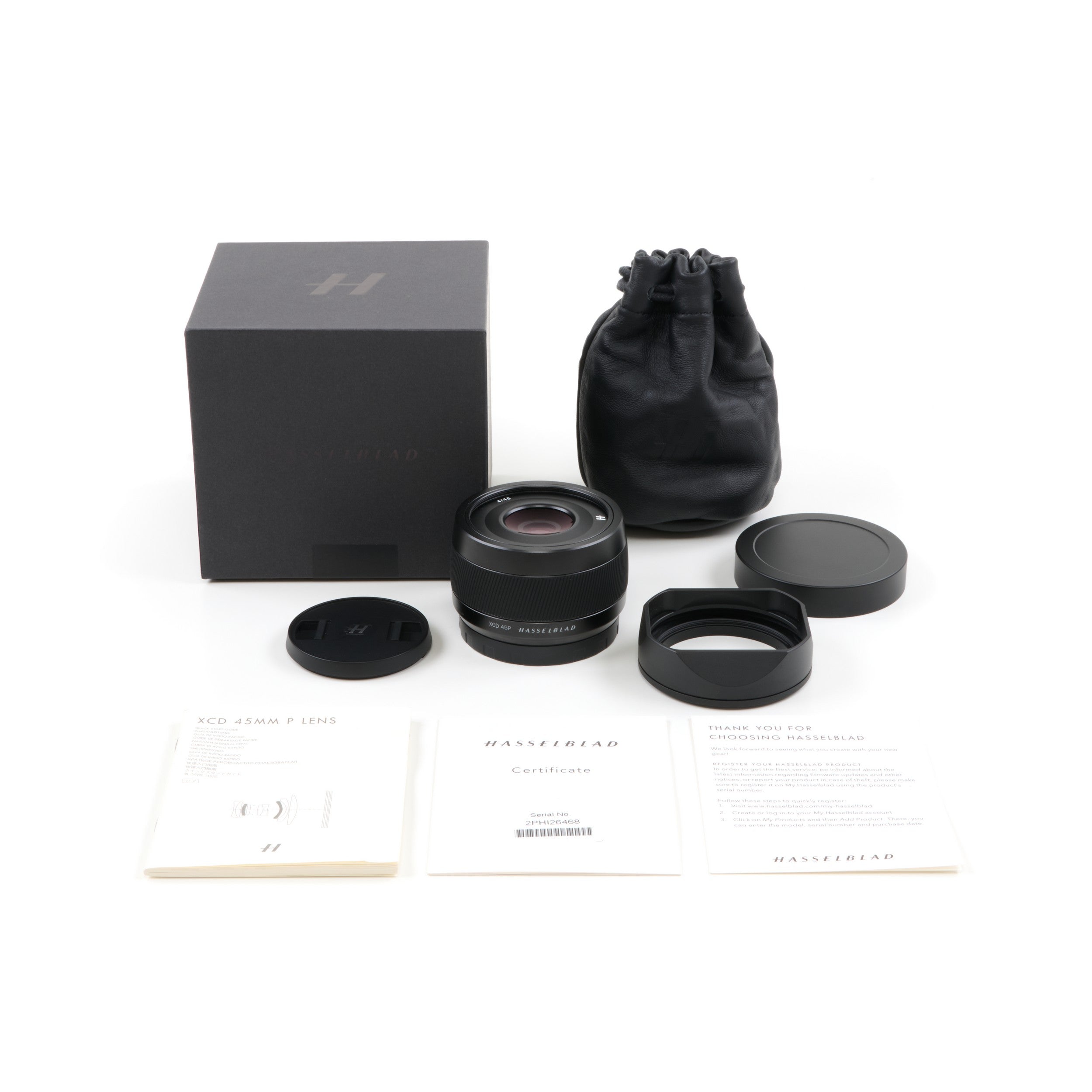 Hasselblad XCD 45mm f4 P Lens Extremely Low Shutter Count + Box
