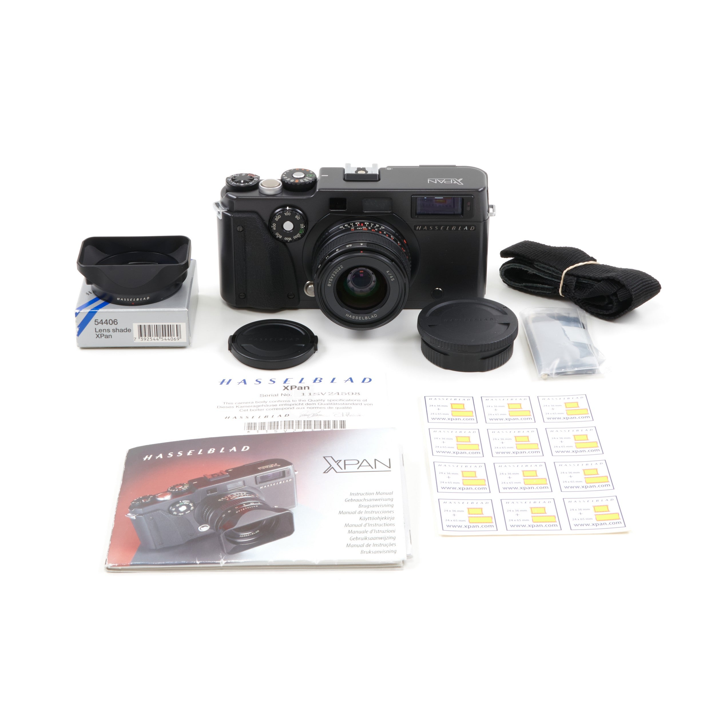 Hasselblad XPAN Panoramic Set Extremely Low Shutter Count