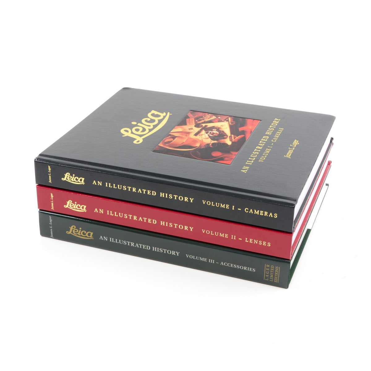 Leica An Illustrated History Set Volume I + II + III 100th Anniversary Art Limited Edition Set By James L. Lager READ