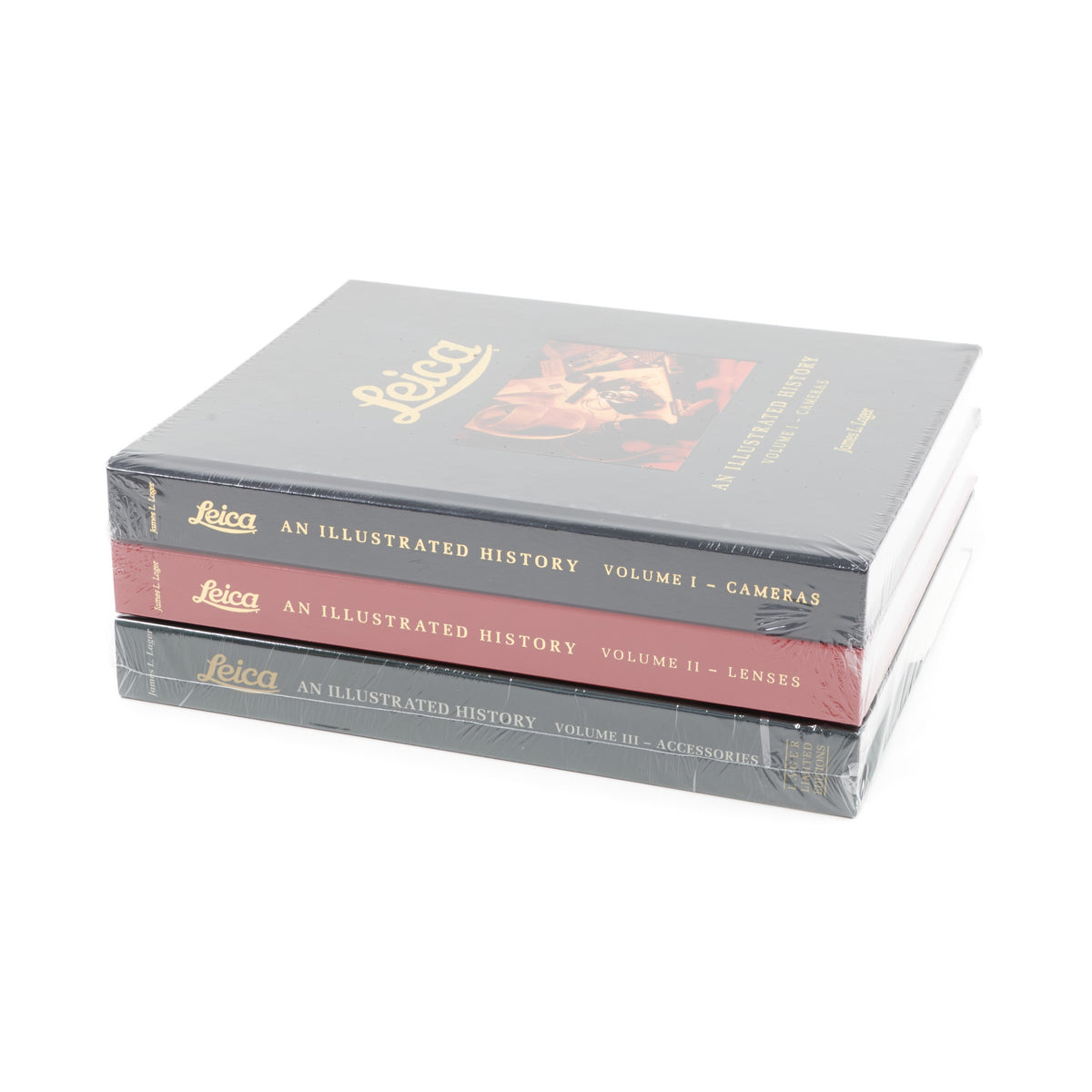 Leica An Illustrated History Set Volume I + II + III 100th Anniversary Art Limited Edition Set Sealed By James L. Lager