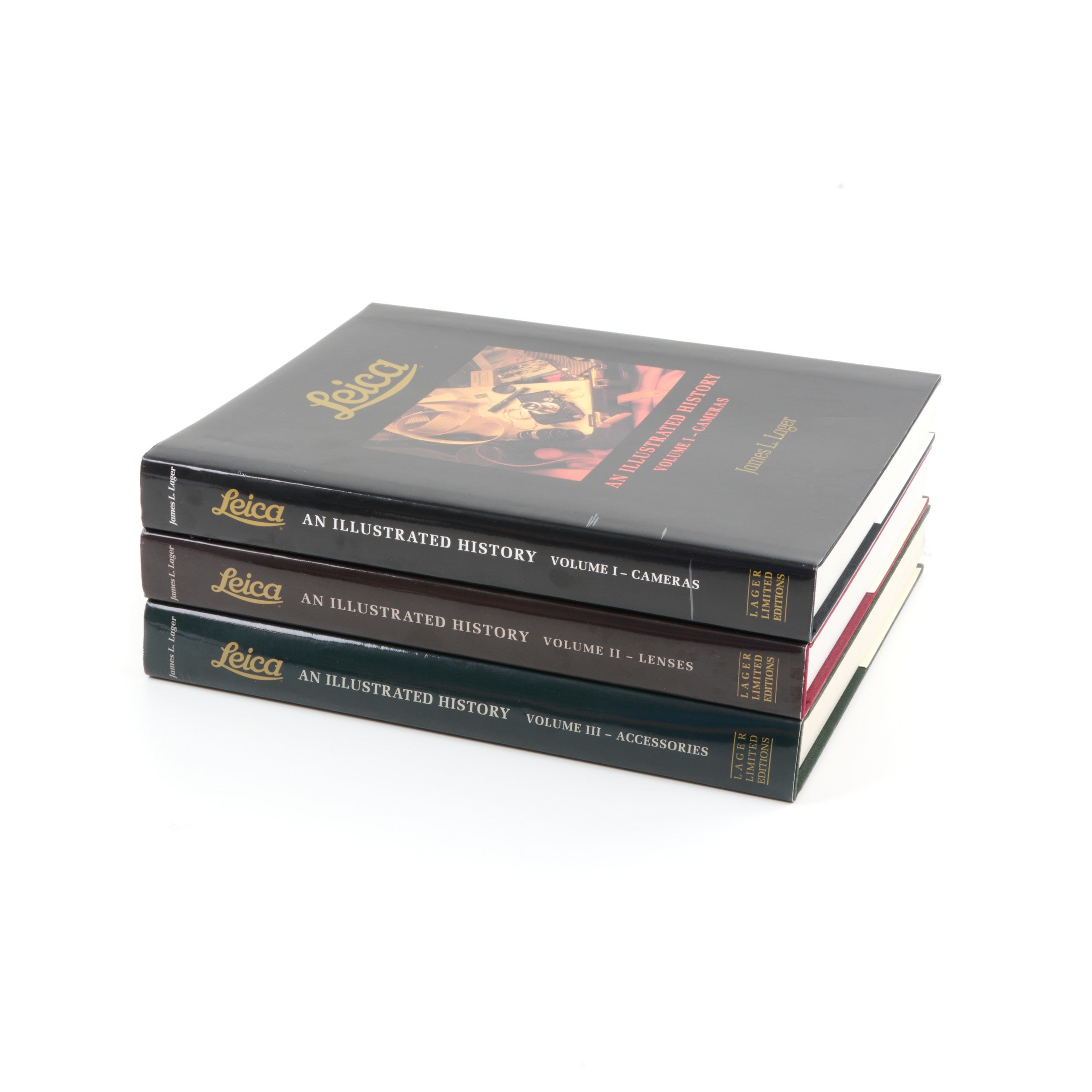 Leica An Illustrated History Set Volume I + II + III By James L. Lager