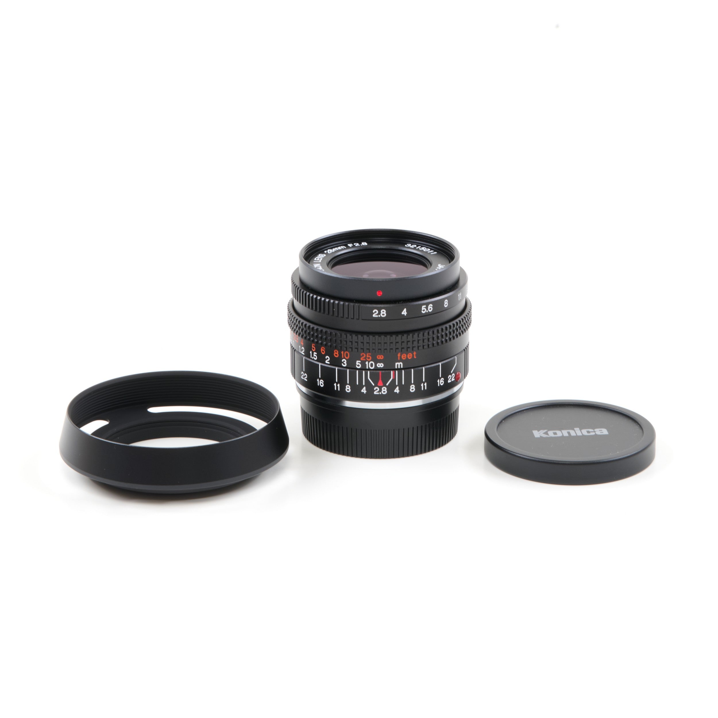 Konica M-Hexanon 28mm f2.8 NOS + Box