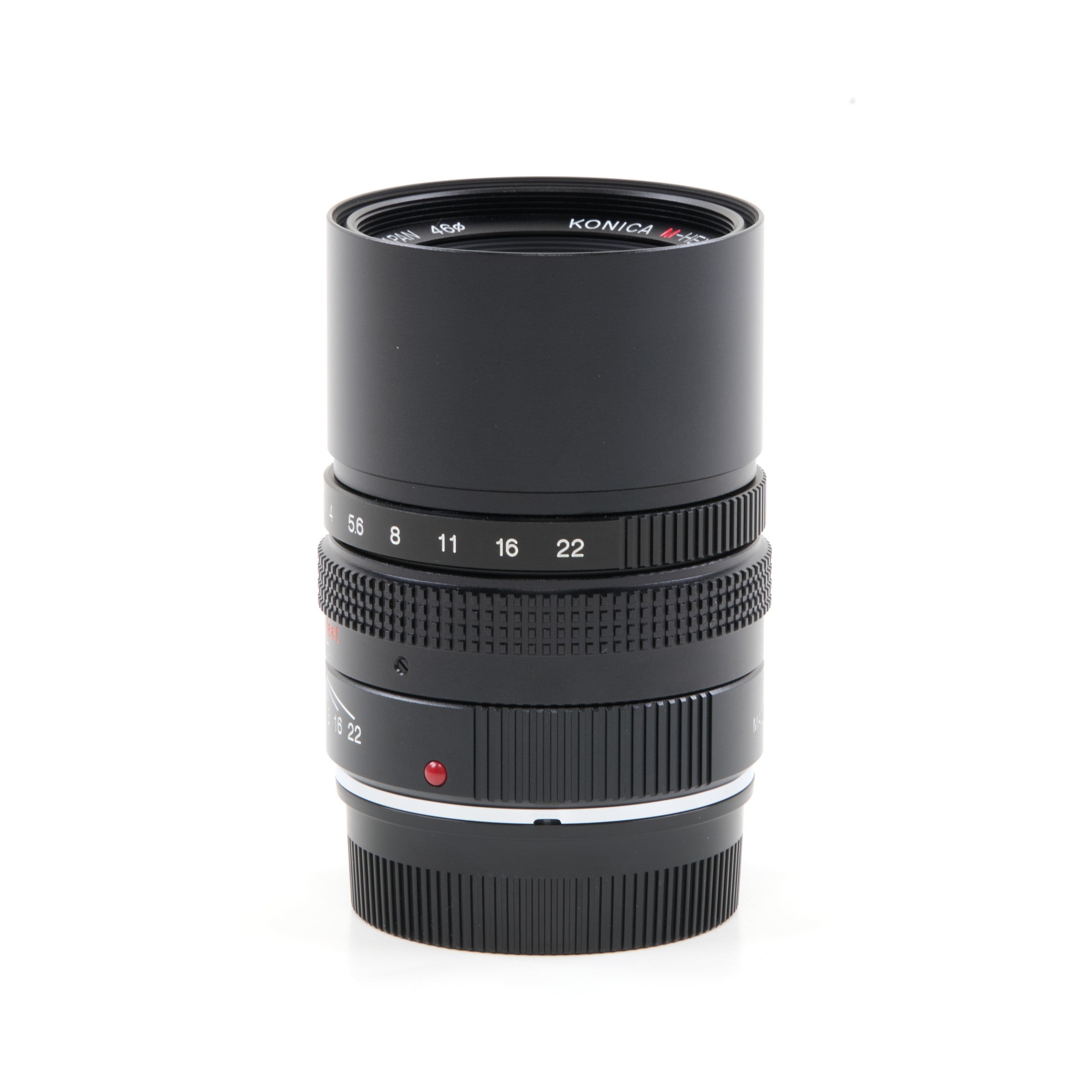 Konica M-Hexanon 90mm f2.8 NOS + Box