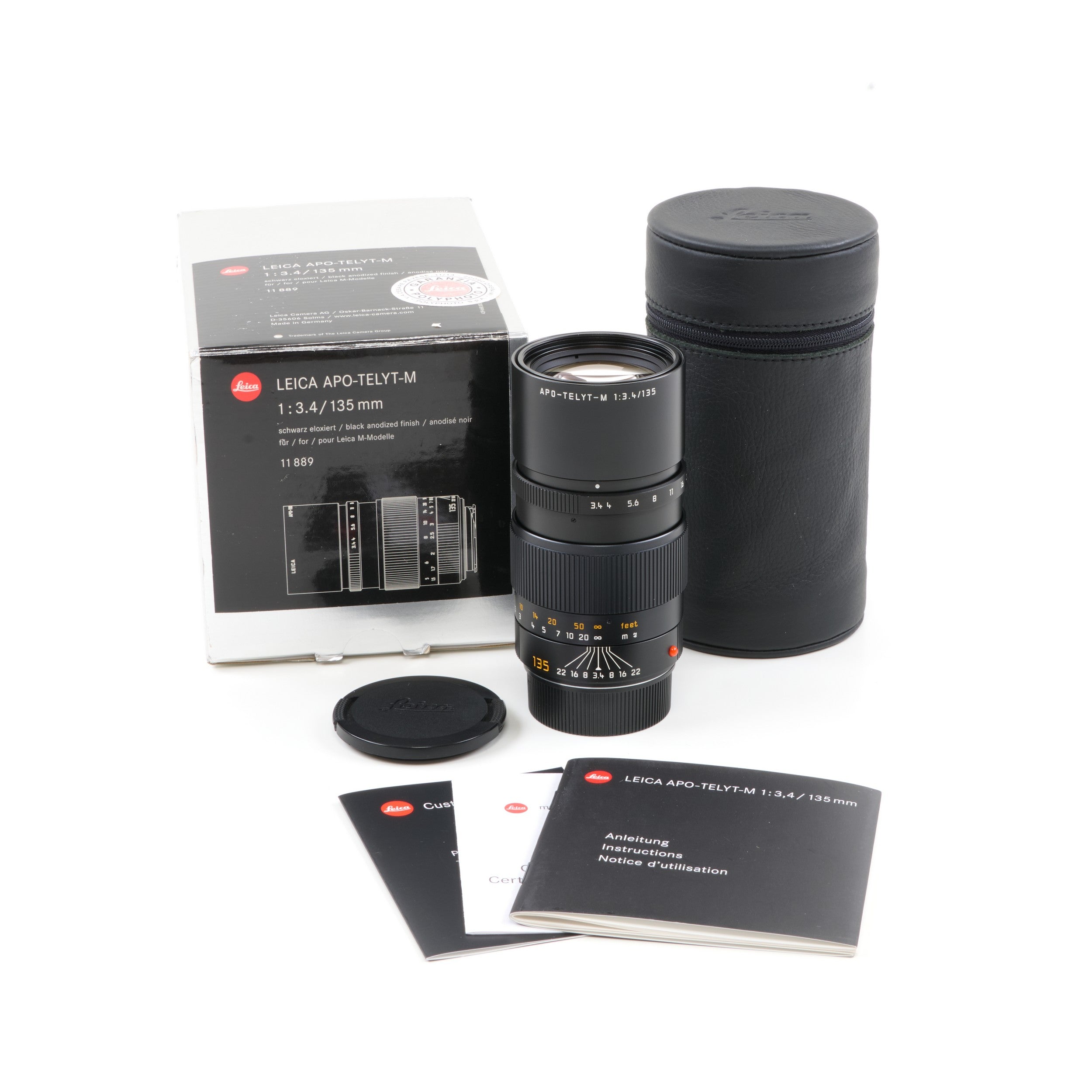 Leica 135mm f3.4 APO-Telyt-M 6-Bit + Box