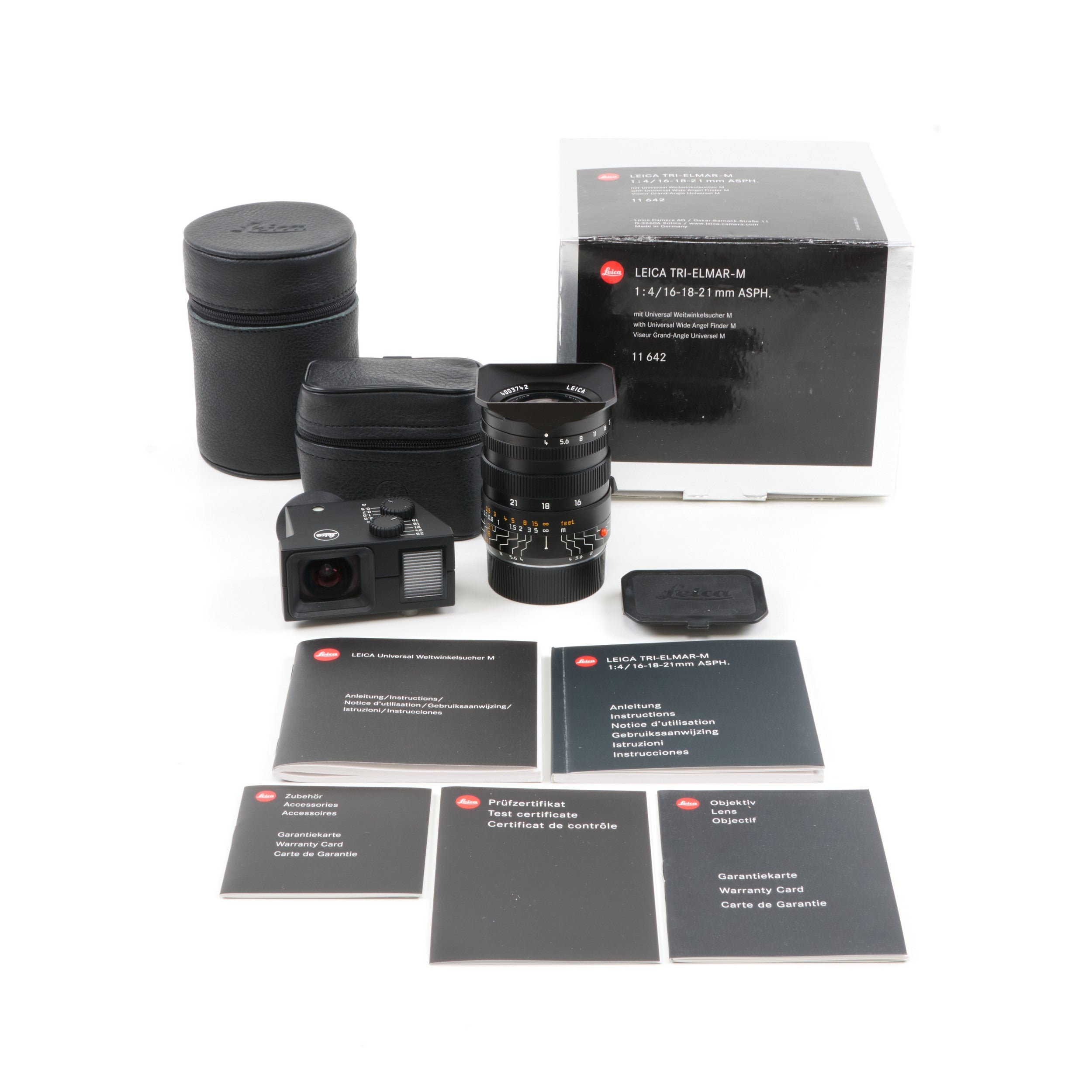 Leica 16-18-21mm f4 Tri-Elmar-M ASPH 6-Bit WATE Set + Box