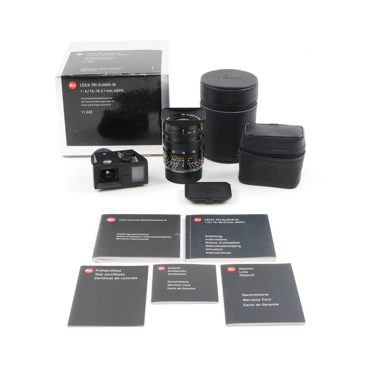 Leica 16-18-21mm f4 Tri-Elmar-M ASPH 6-Bit WATE Set + Box