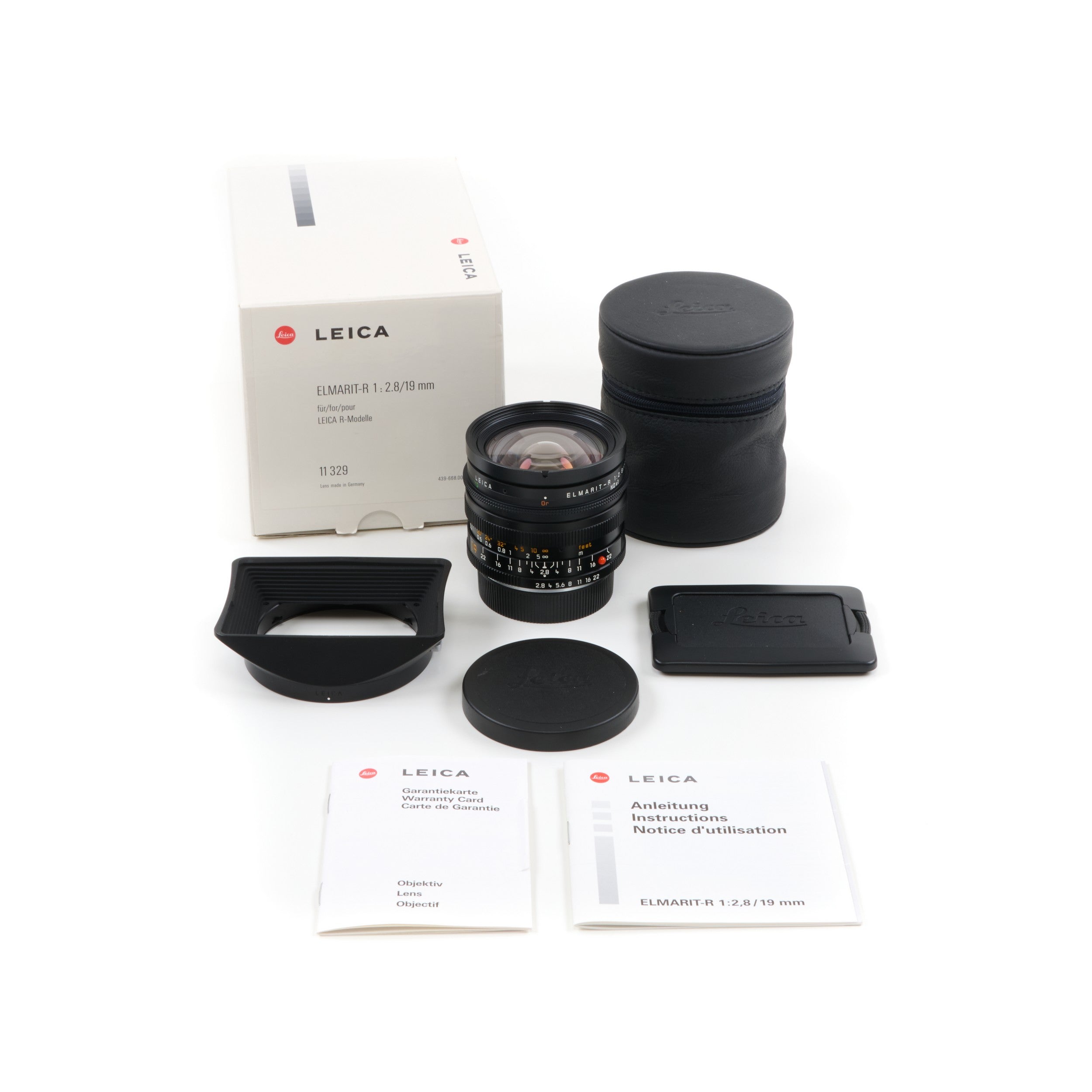 Leica 19mm f2.8 Elmarit-R ROM MK II + Box